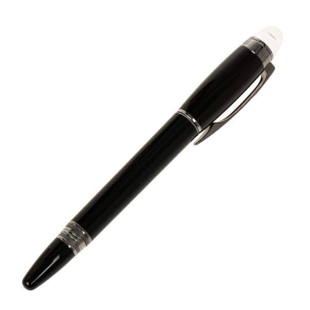 Pre Owned Montblanc StarWalker Black Resin Silver Tone Fineliner Pen