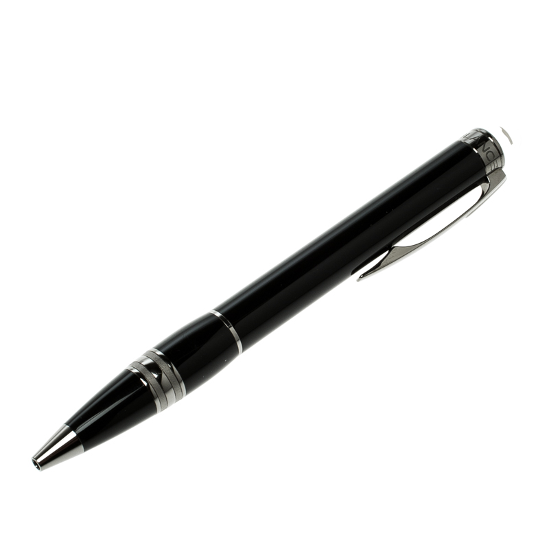 montblanc pix black ballpoint