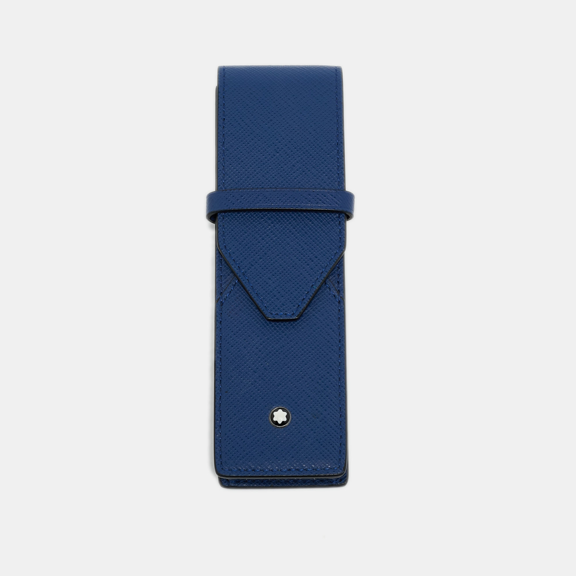 

Montblanc Blue Leather Envelope 1-Pen Pouch