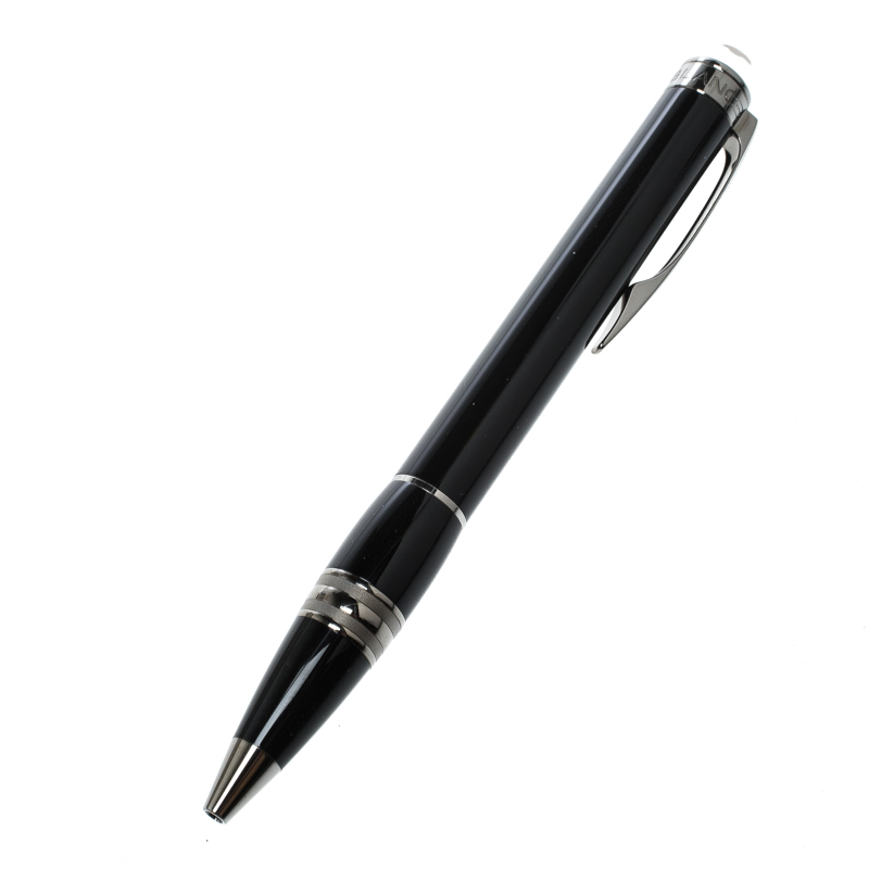 Pre Owned Montblanc StarWalker Black Resin Gunmetal Finish Ballpoint Pen