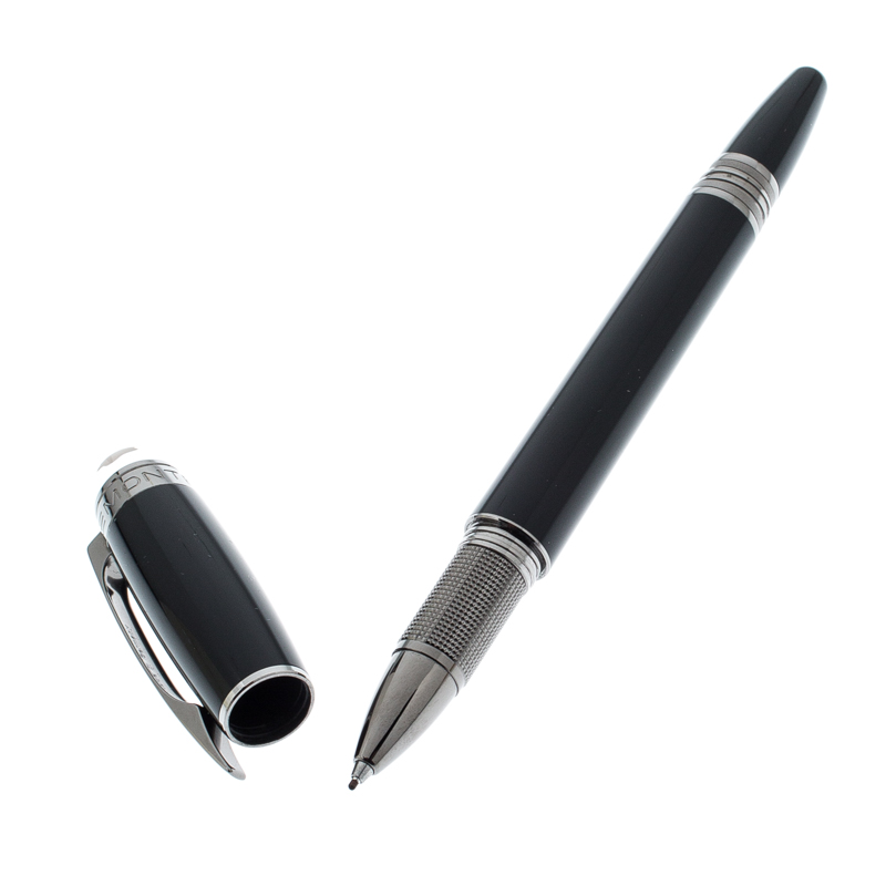 Montblanc StarWalker Black Resin Silver Tone Fineliner Pen Montblanc ...