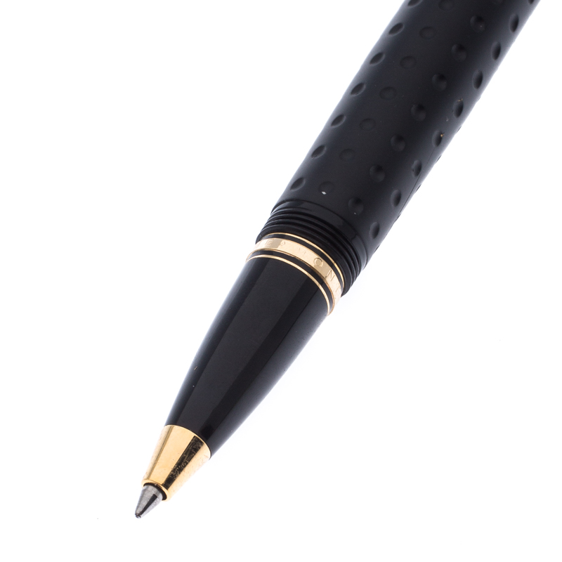 

Montblanc Matte Black and Gold Boheme Doue Textured Rollerball Pen