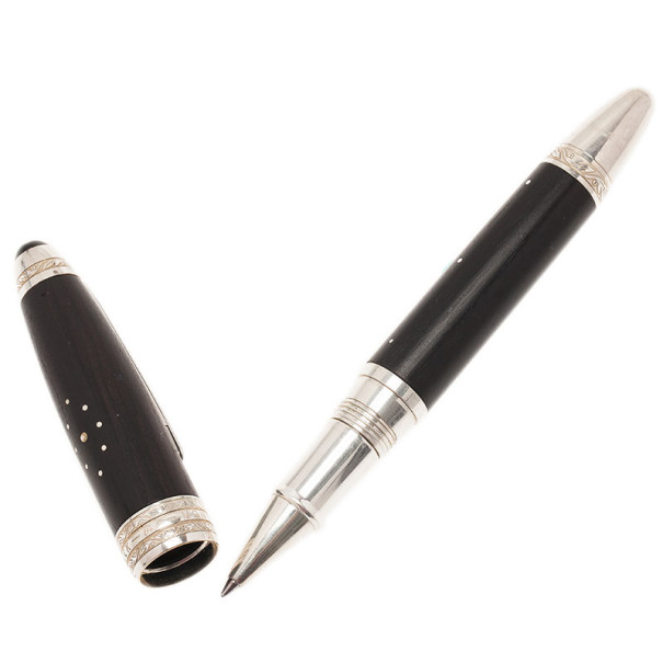 مملوكة مسبقًا Montblanc Dark Brown Wood Montblanc Masters for Meisterstück L'Aubrac Special Edition Pen