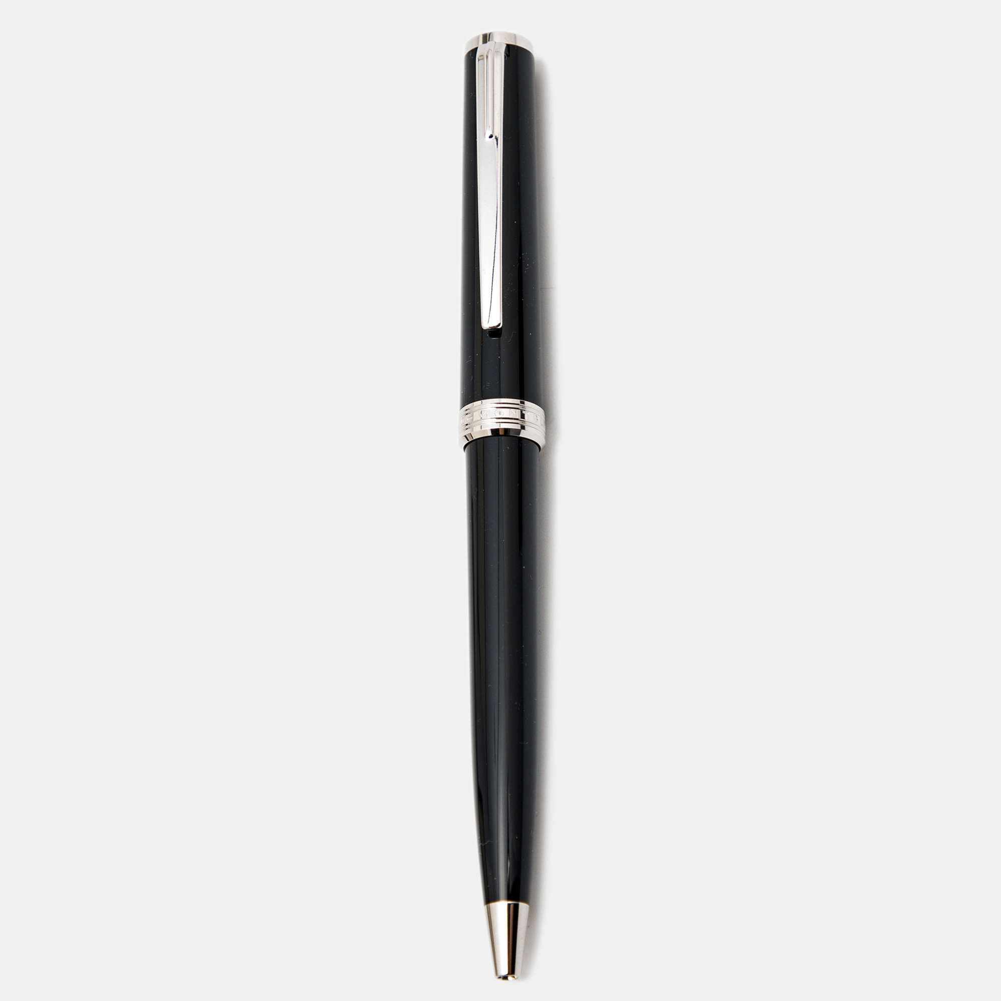 Pre Owned Montblanc PIX Black Resin Silver Tone Ballpoint Pen