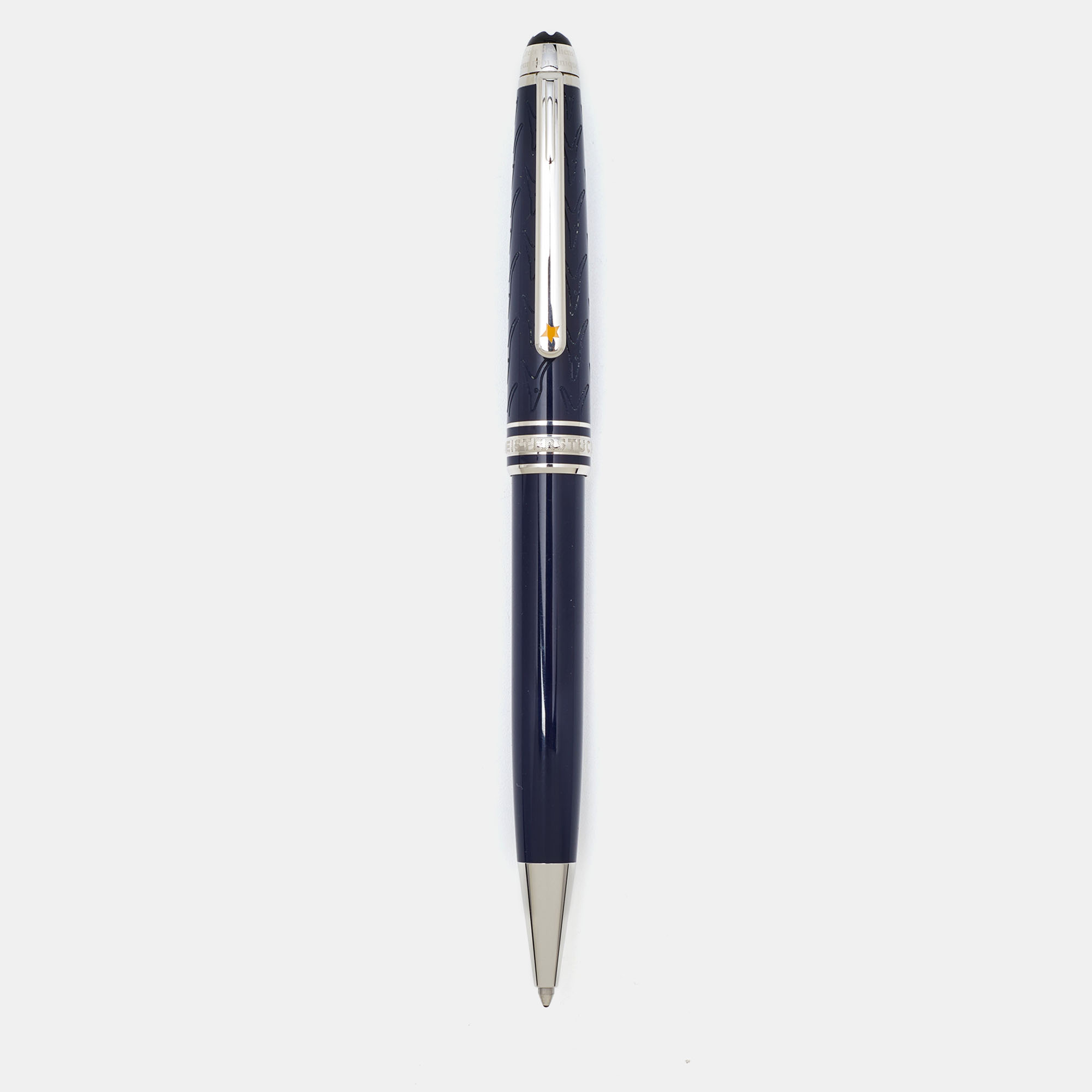 Pre Owned Montblanc Meisterstück Le Petit Prince Classique Blue Resin Ballpoint Pen