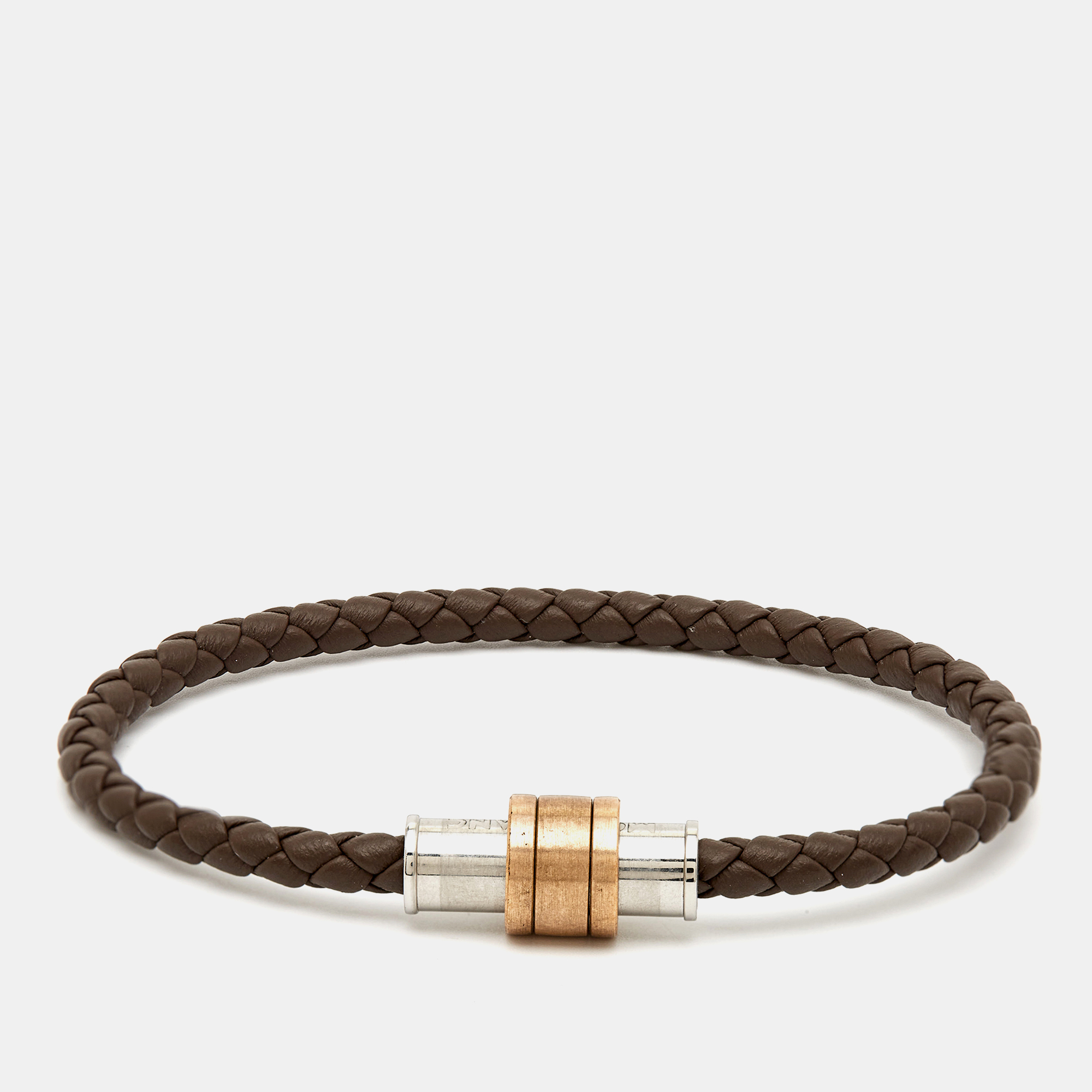 

Montblanc 1858 Geosphere Brown Leather Bracelet