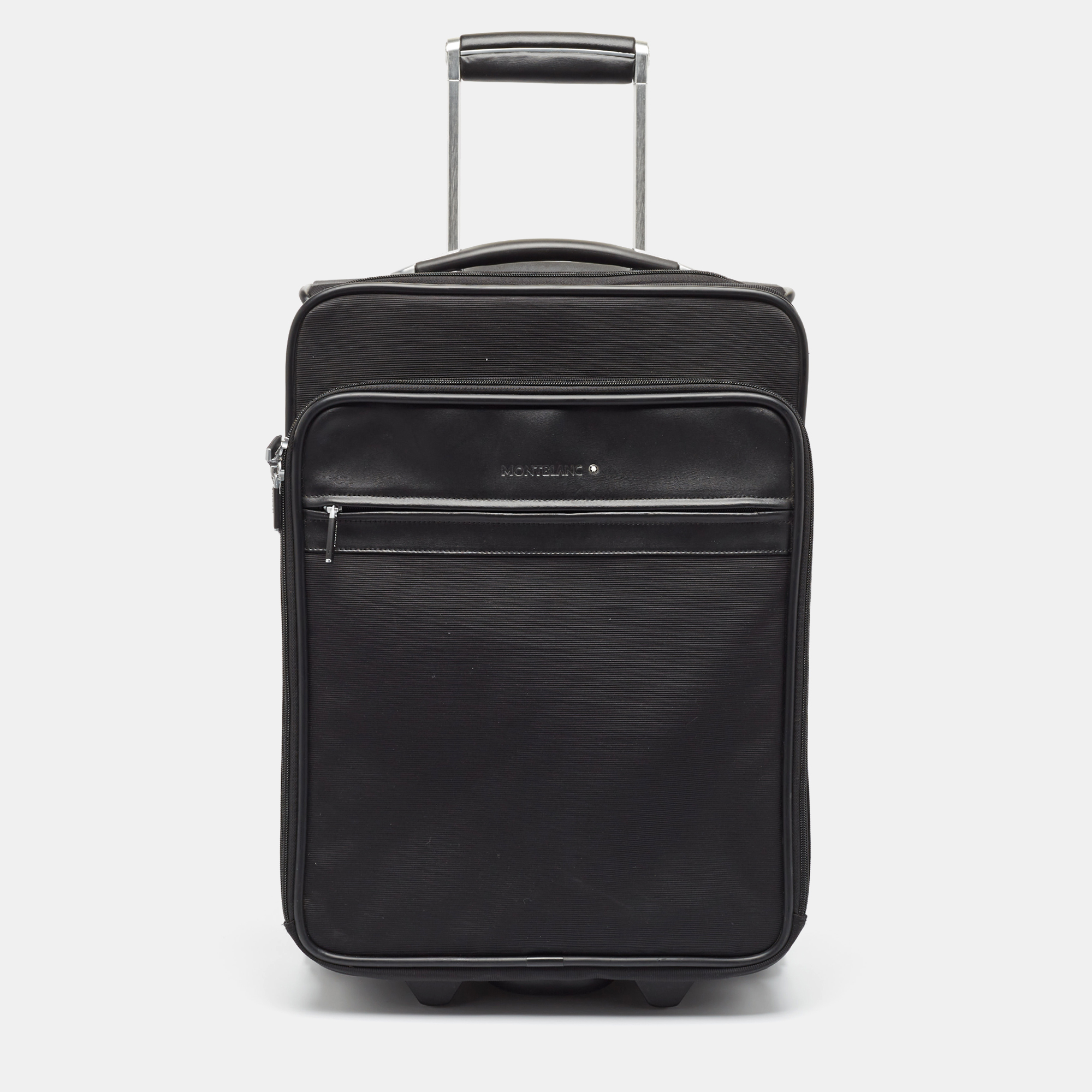 

Montblanc Black Fabric 2 Wheeled Nightflight Luggage