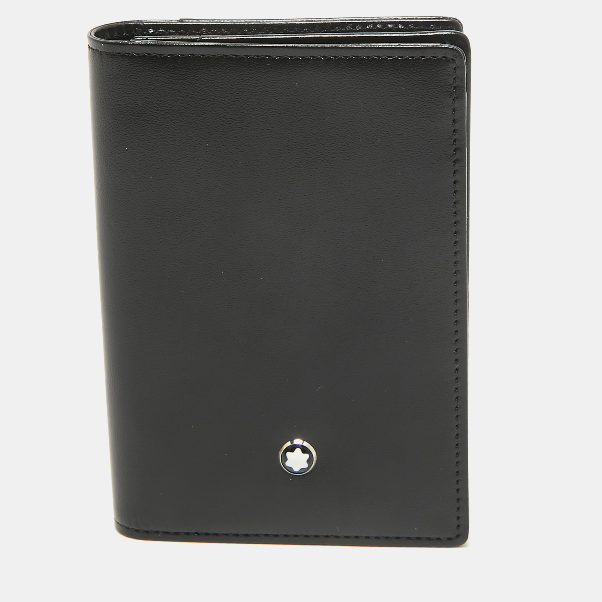 

Montblanc Black Leather Meisterstuck Business Card Holder