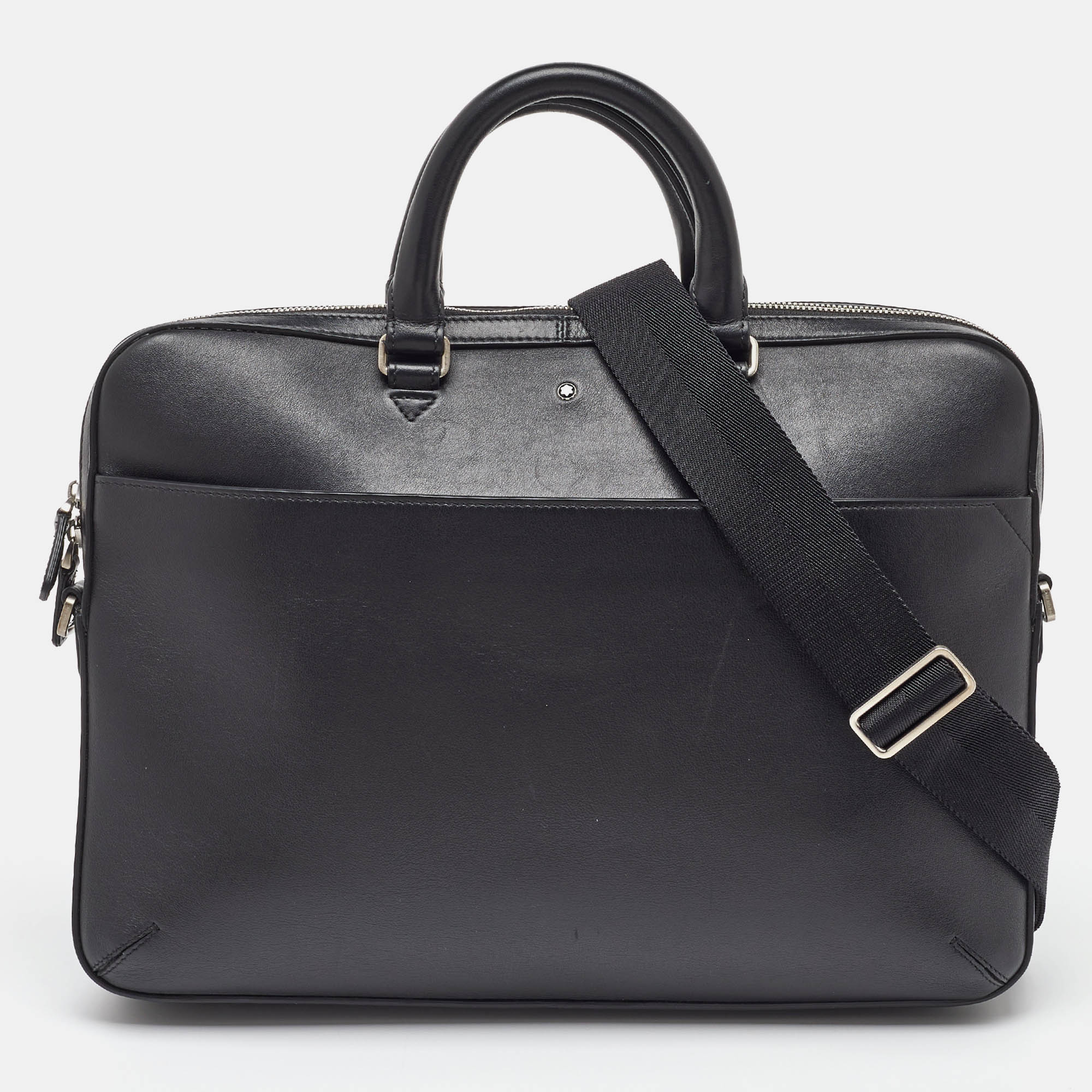 

Montblanc Black Leather Sartorial Document Briefcase