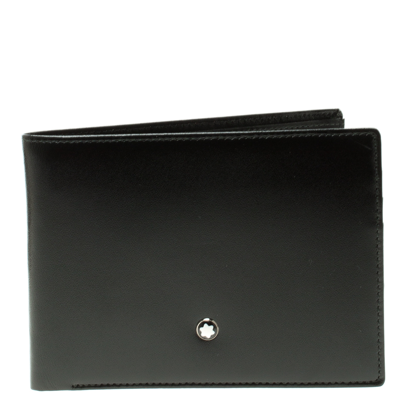 Montblanc Black Leather Miesterstuck Bifold Wallet