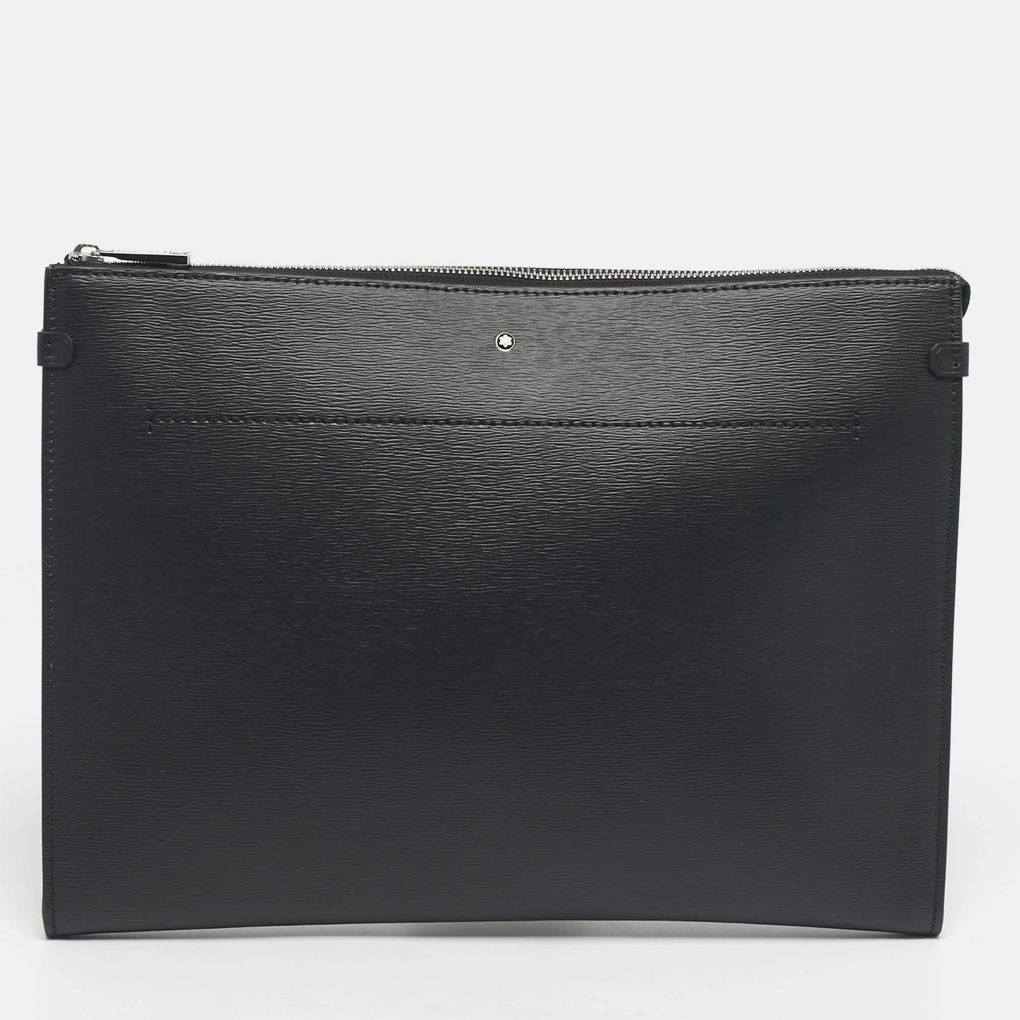 

Montblanc Black Leather Meisterstuck Document Holder Pouch
