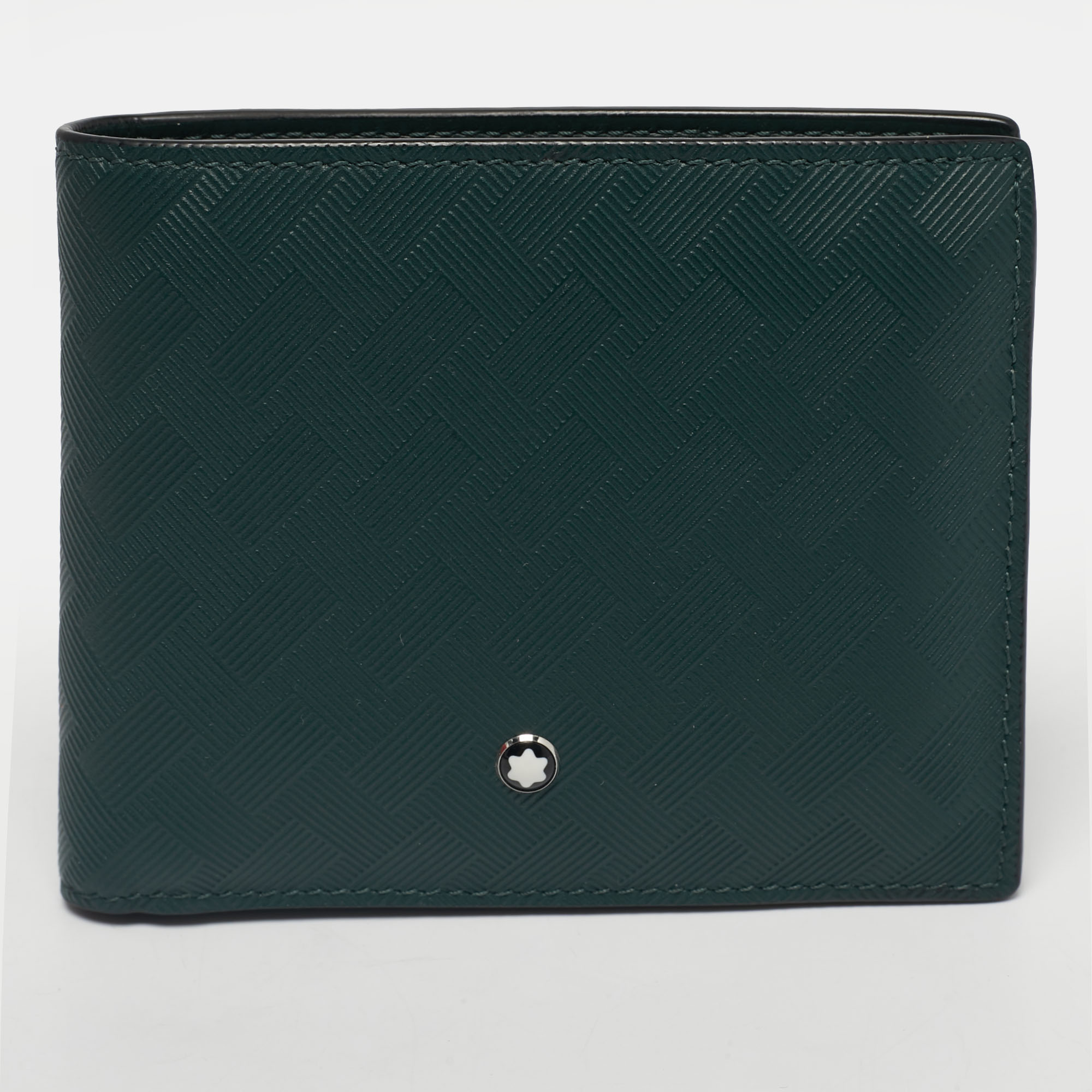 

Montblanc Green Textured Leather Extreme 3.0 Bifold Wallet