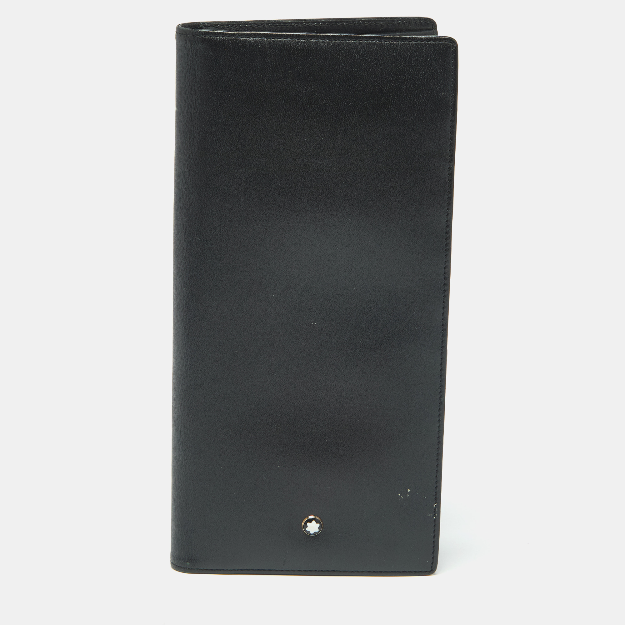 

Montblanc Black Leather Meisterstuck Bifold Long Wallet