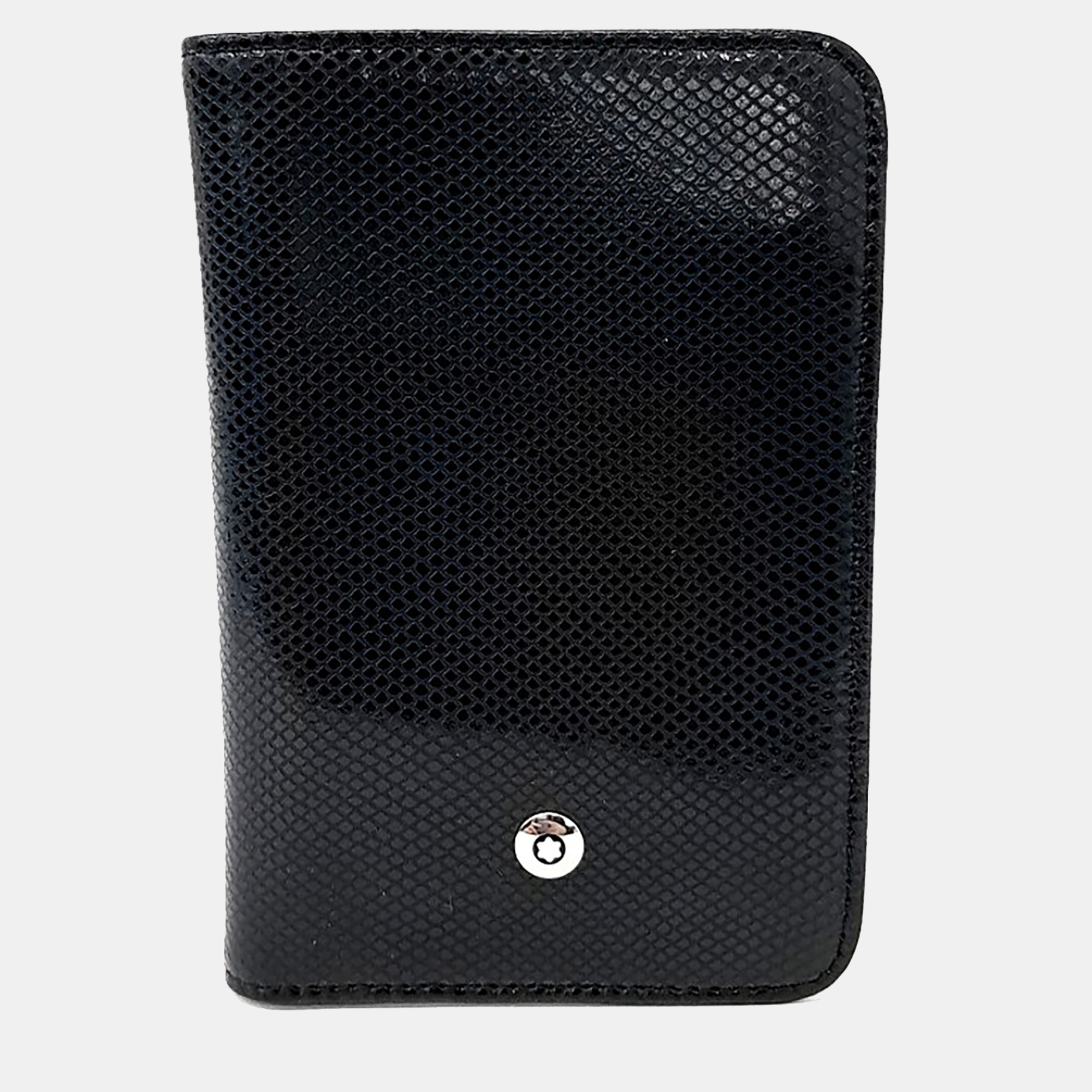 

Montblanc Black Leather card wallet