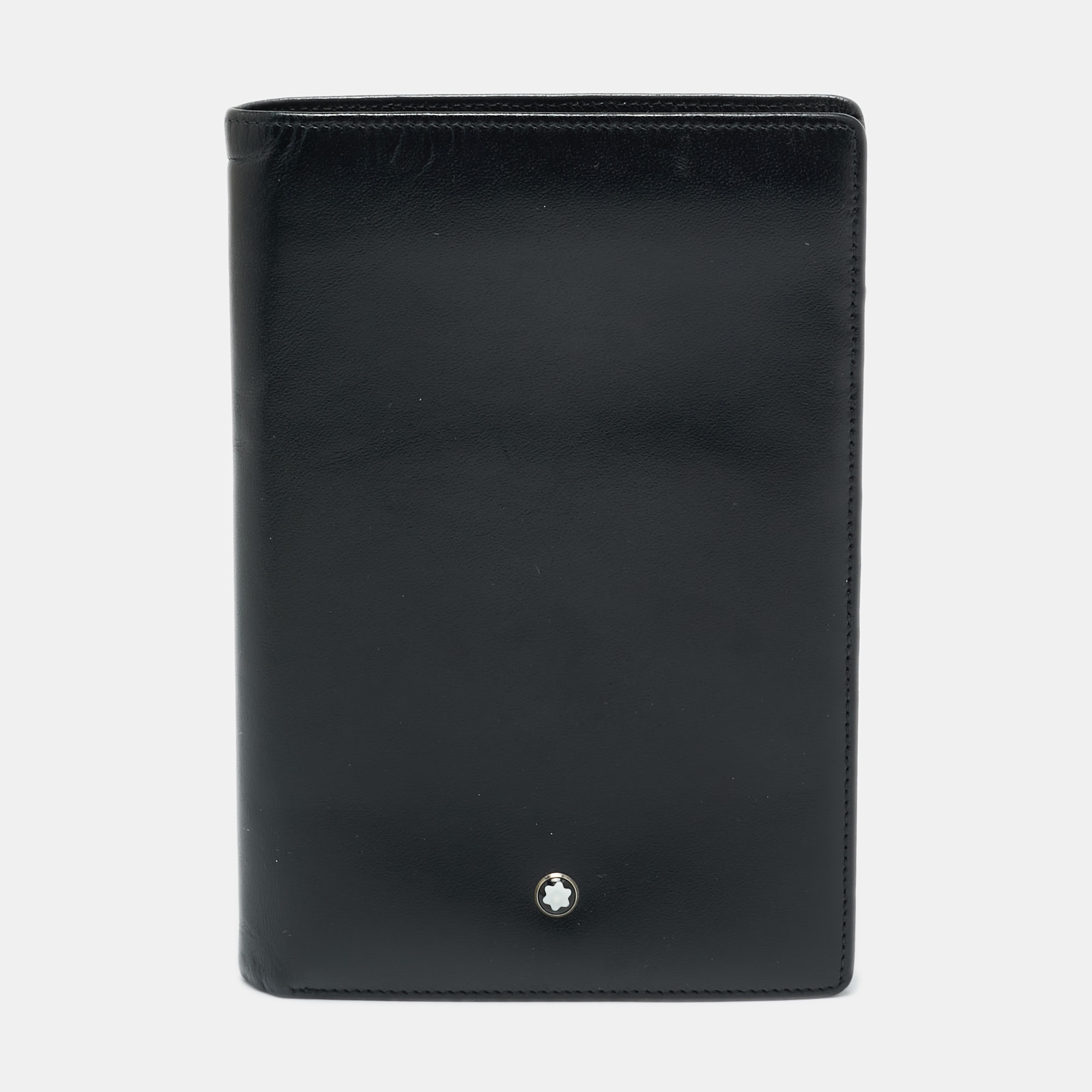 

Montblanc Meisterstuck Black Leather Bifold Wallet Organizer