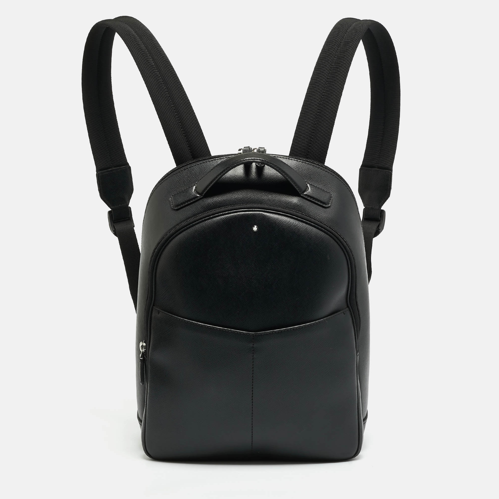 

Montblanc Sartorial Small Black Leather Backpack