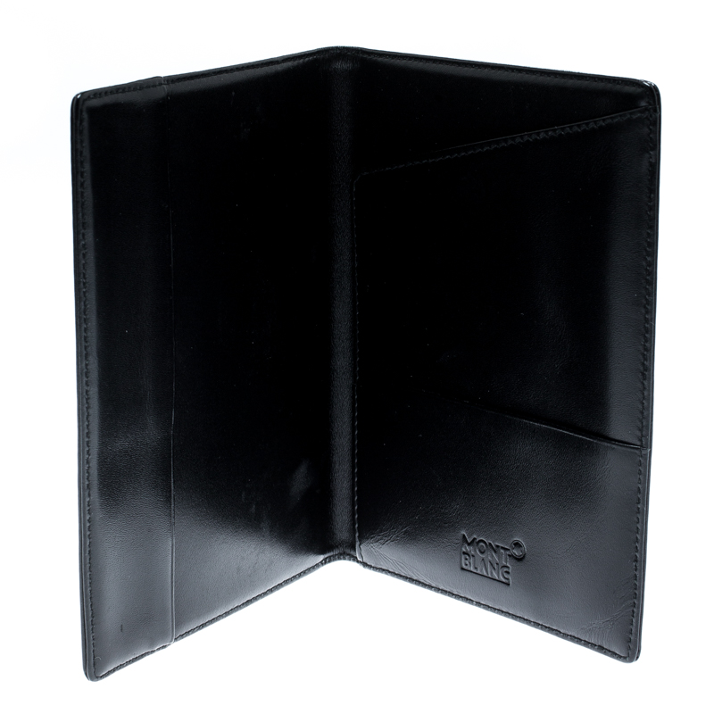 

Montblanc Black Leather Meisterstuck Passport Holder