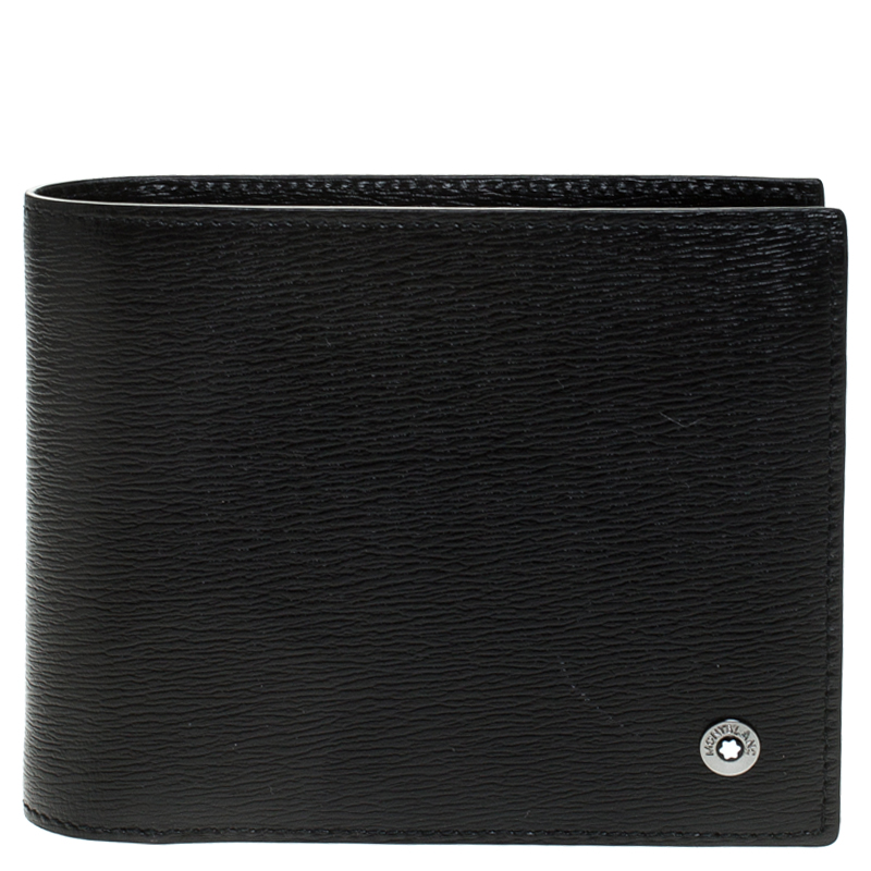 Montblanc Black Leather Westside Bifold Wallet