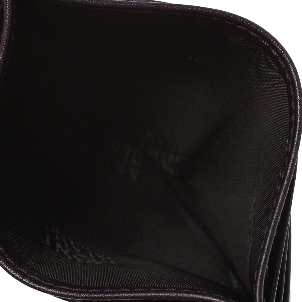 

Montblanc Dark Purple Leather Meisterstuck Card Holder 6CC
