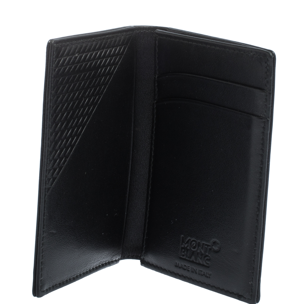 

Montblanc Black Leather Meisterstuck Business Card Holder