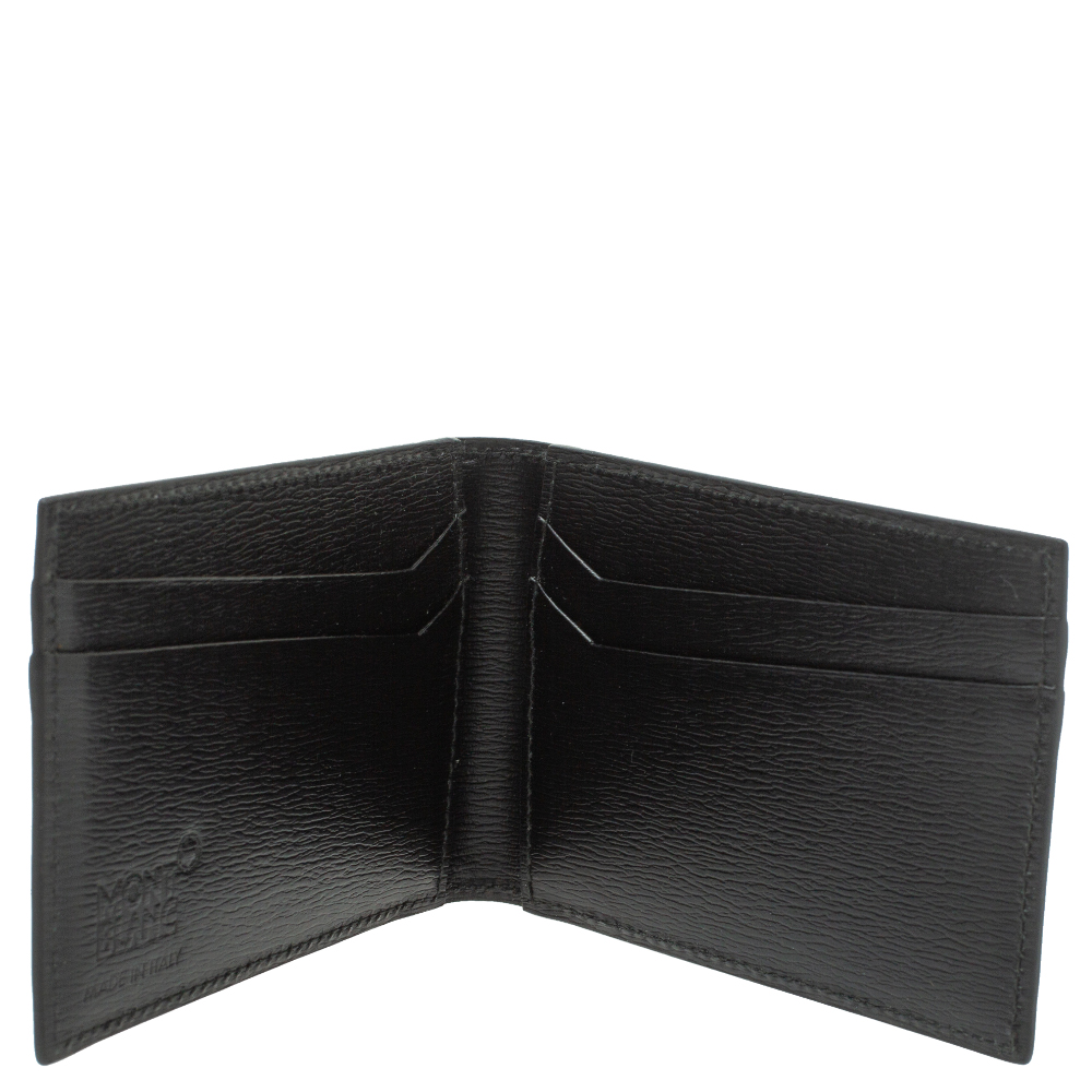 

Montblanc Black Leather Westside 8CC Bifold Card Holder