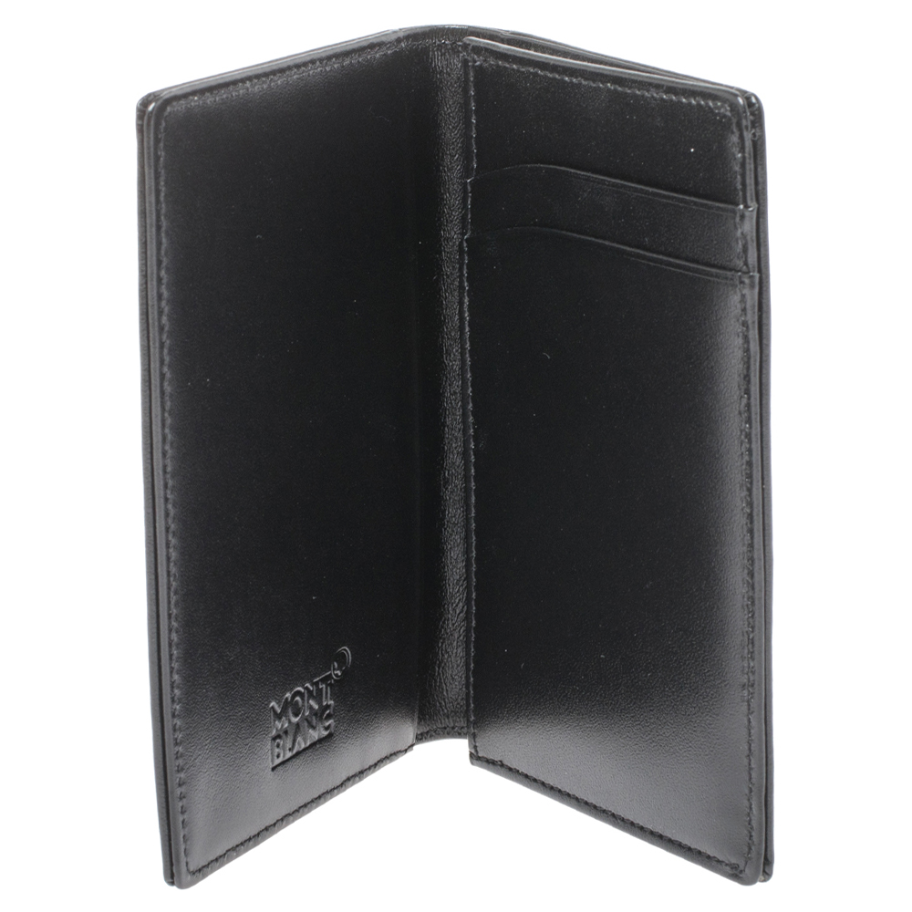 

Montblanc Black Leather Meisterstuck Business Card Holder