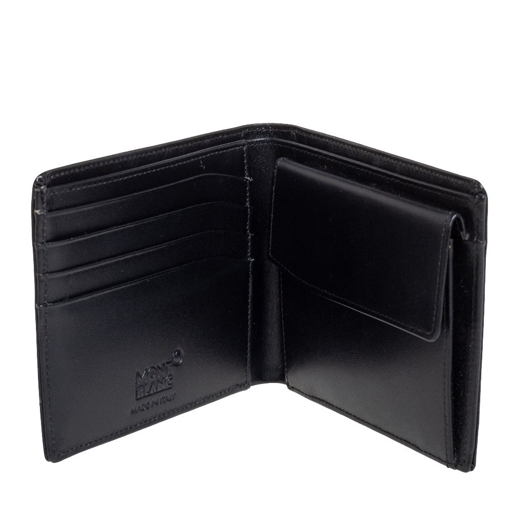 

Montblanc Black Leather Meisterstuck Bifold Wallet