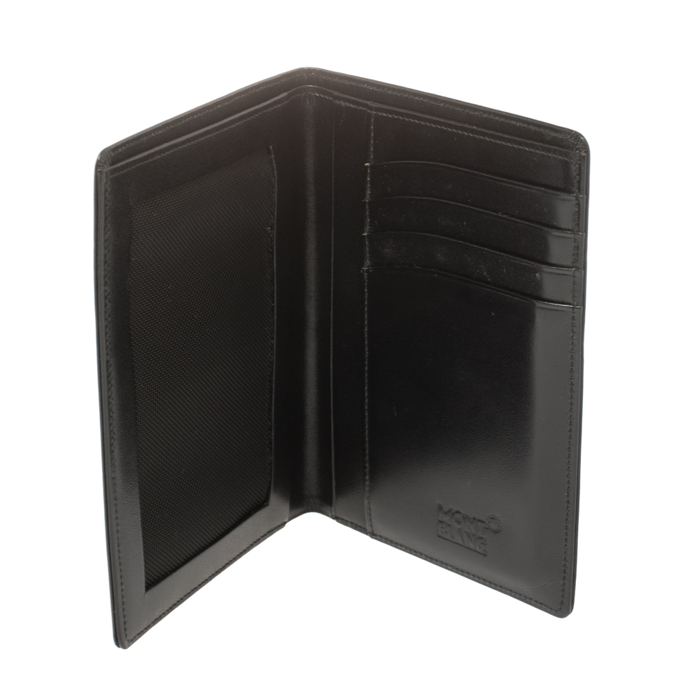

Montblanc Black Leather Bifold Card Holder