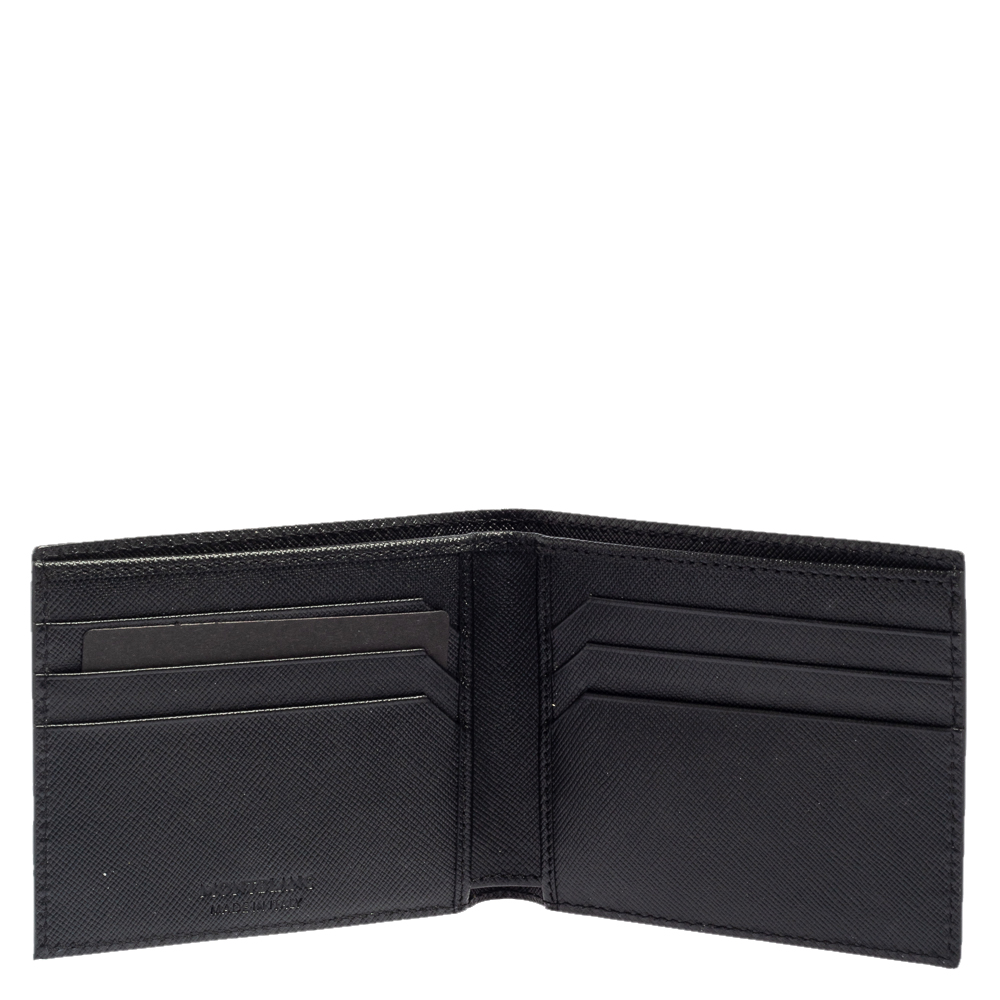 

Montblanc Black Leather Sartorial 6CC Bifold Wallet