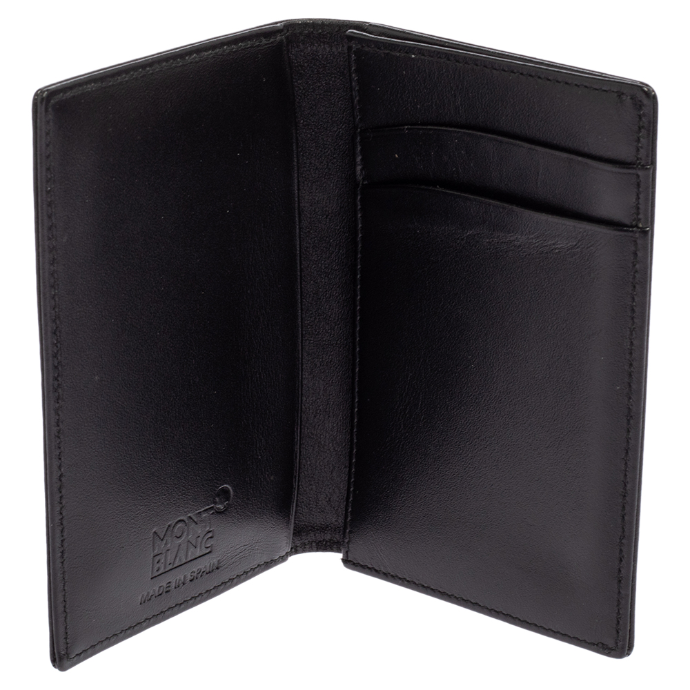 

Montblanc Black Leather Meisterstuck Business Card Holder