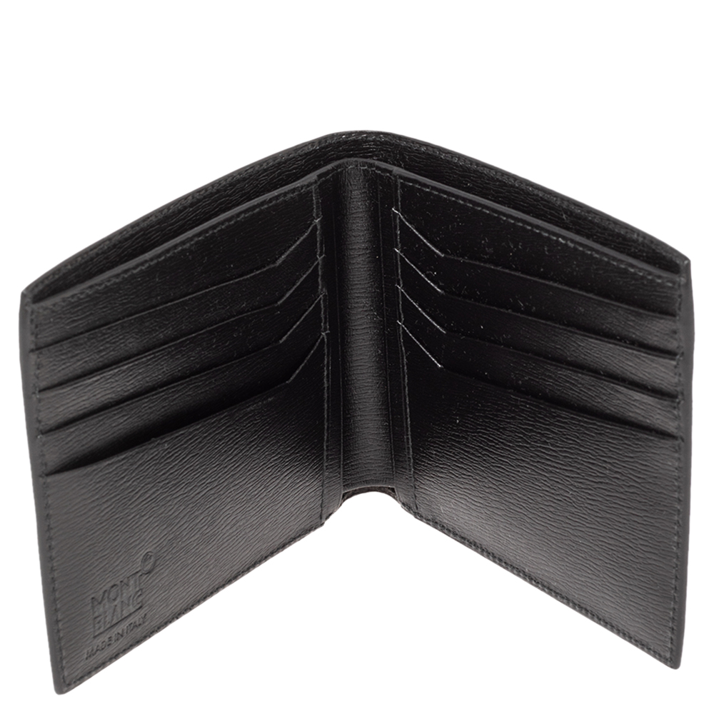 

Montblanc Black Leather Westside 8CC Bifold Wallet