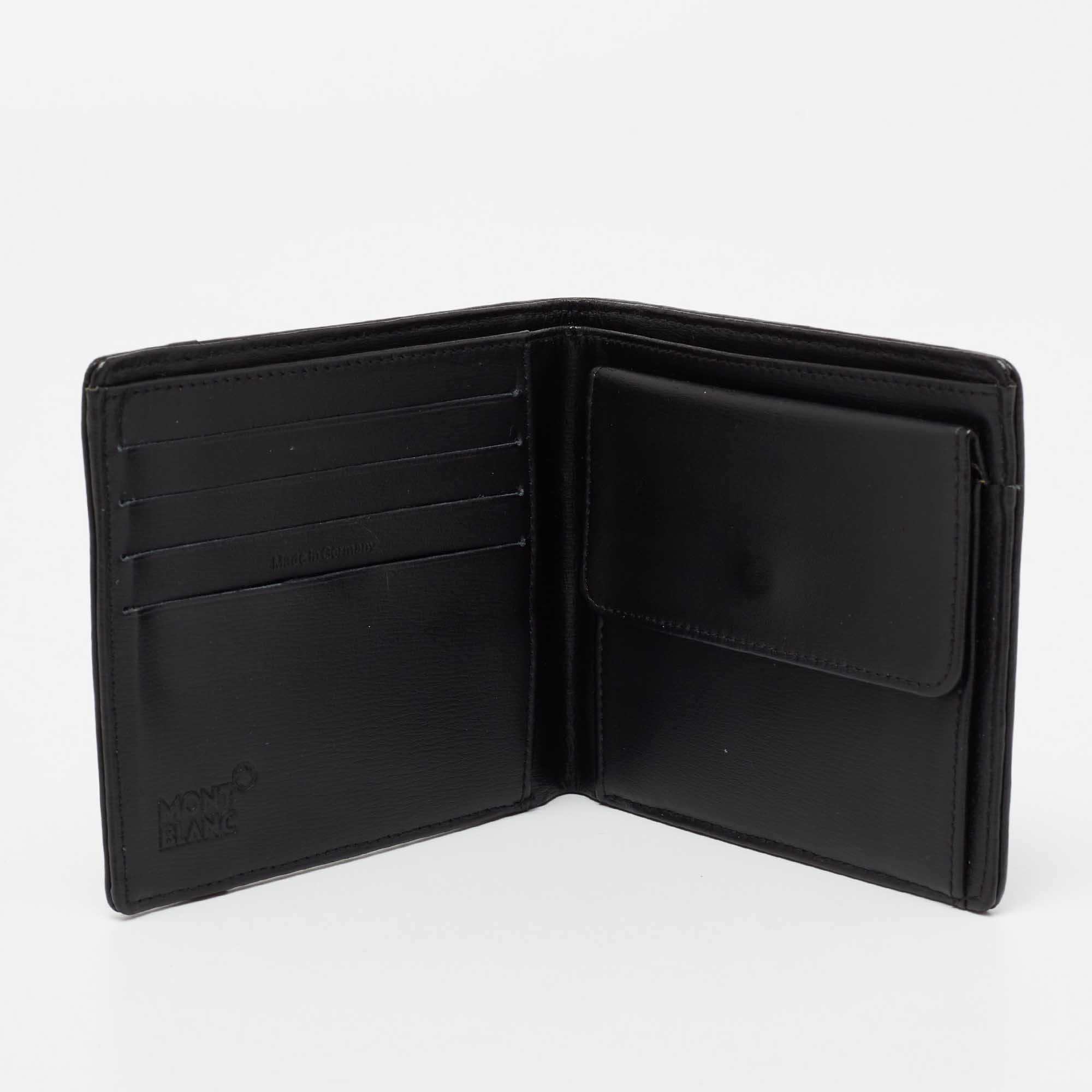

Montblanc Black Canvas and Leather Mesiterstuck Bifold Wallet