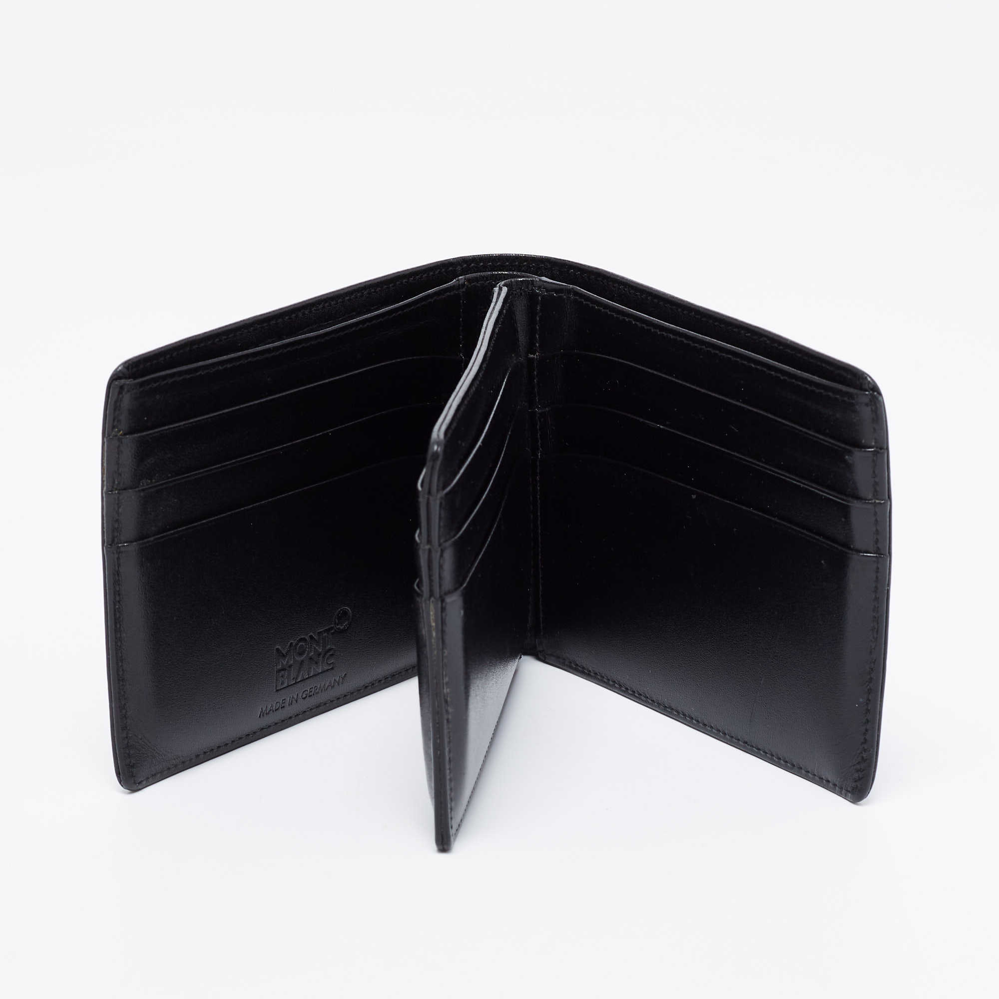 

Montblanc Black Leather Meisterstuck 12CC Bifold Wallet