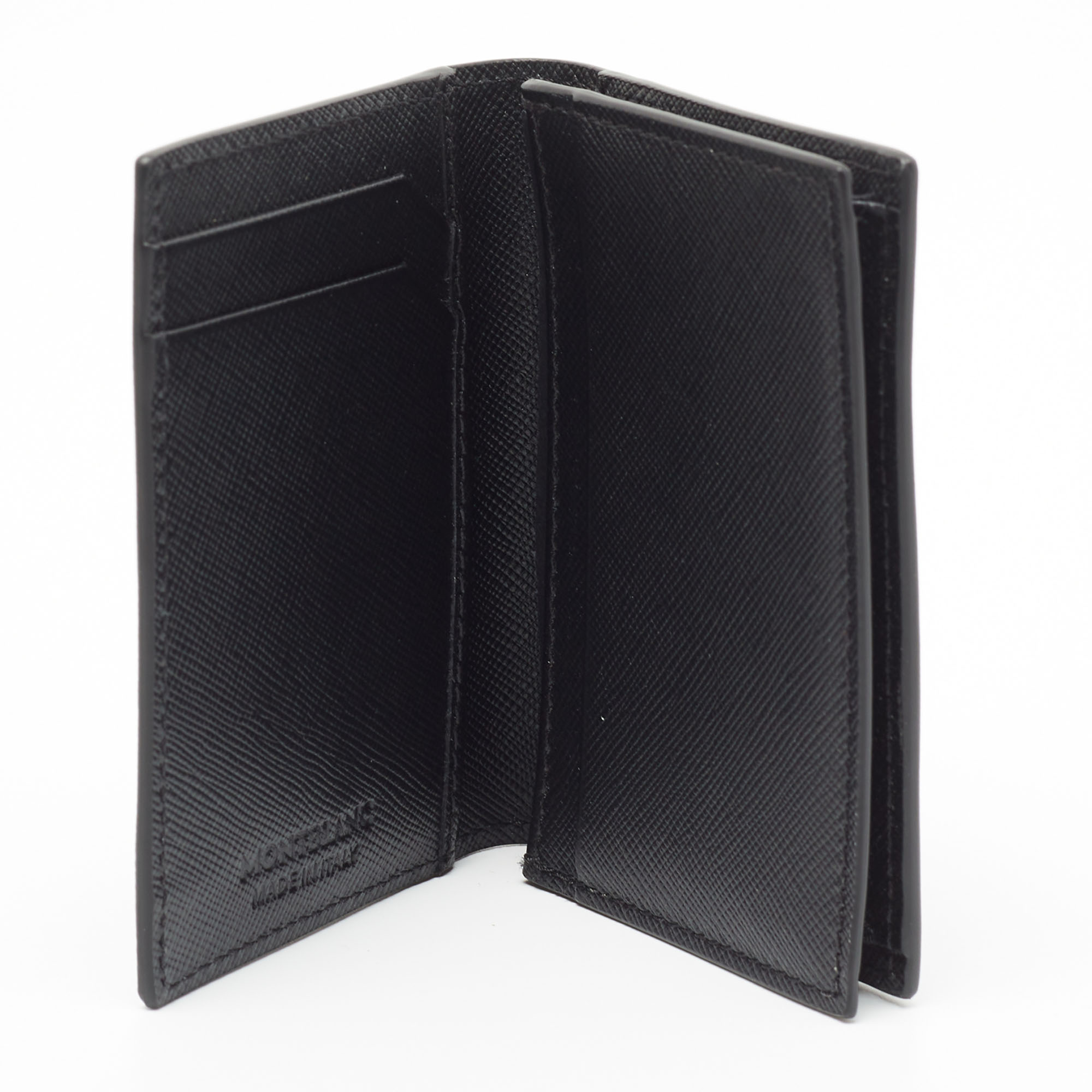 

Montblanc Black Leather Meisterstuck Gusset Business Card Holder