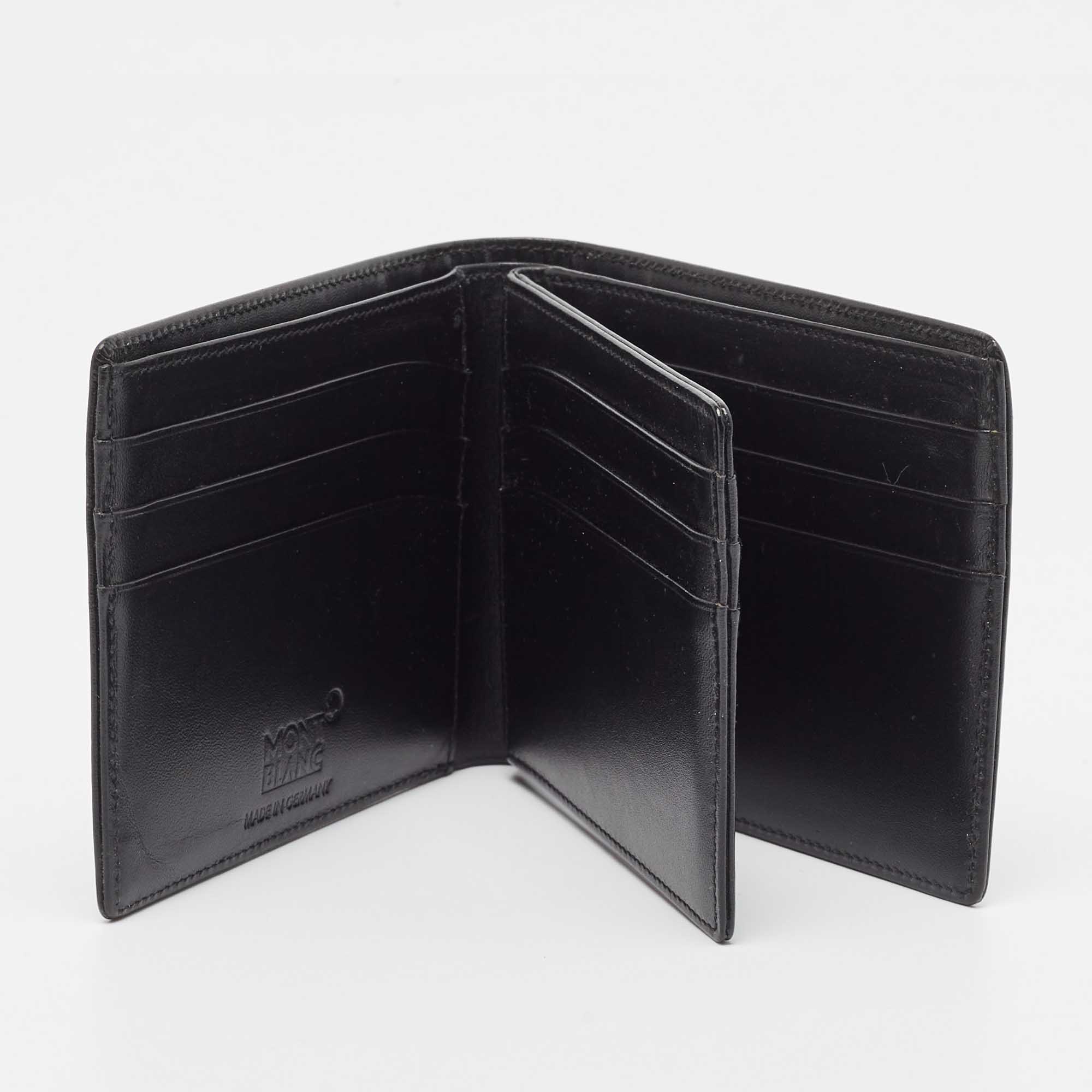 

Montblanc Black Leather Meisterstück Bifold Wallet