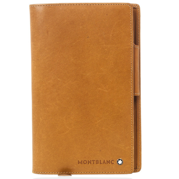 مملوكة مسبقًا Montblanc Tan Leather Small La Vie de Bohme Agenda Cover