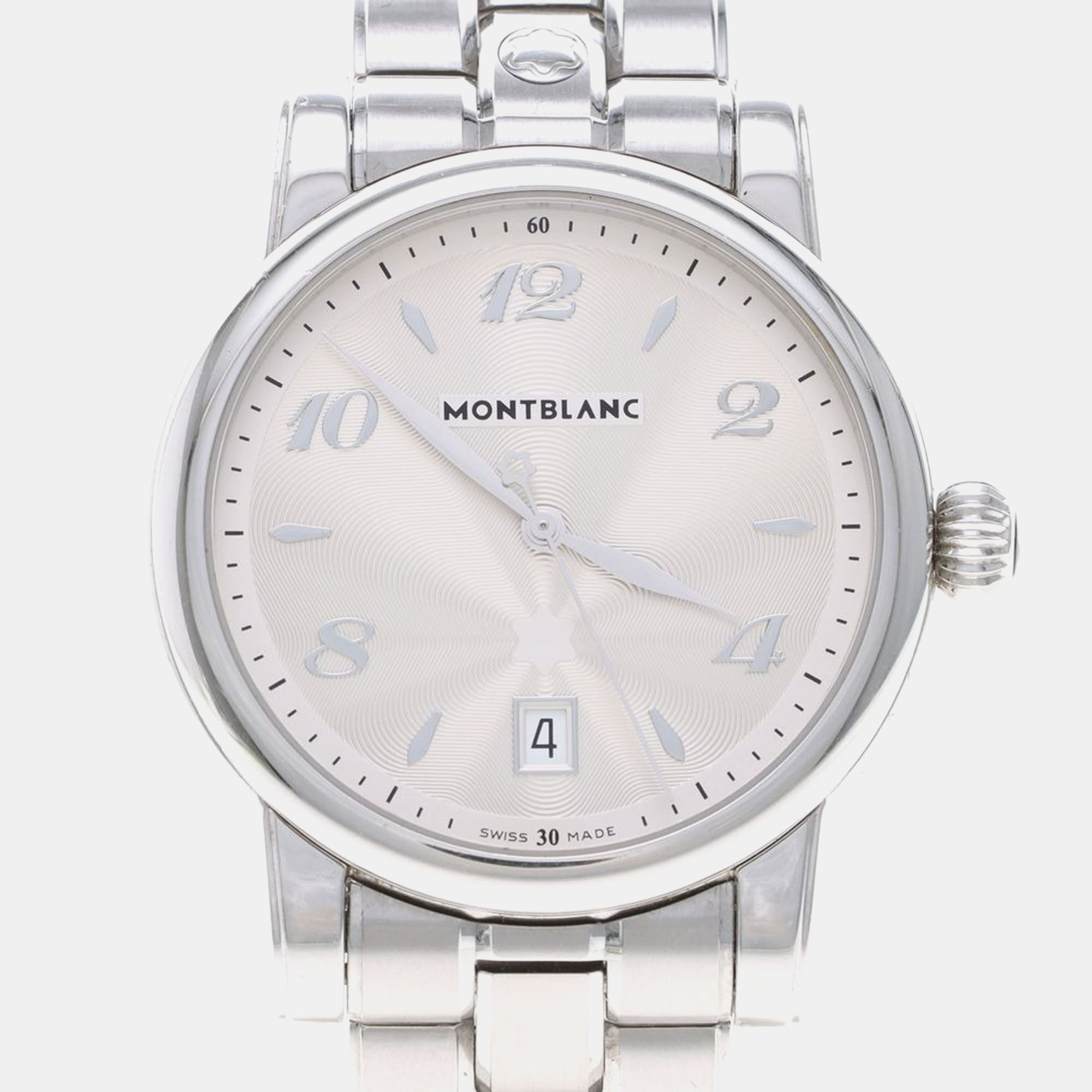 

Montblanc Star 108761 Quartz Silver Stainless Steel Men's Wristwatch 39 mm