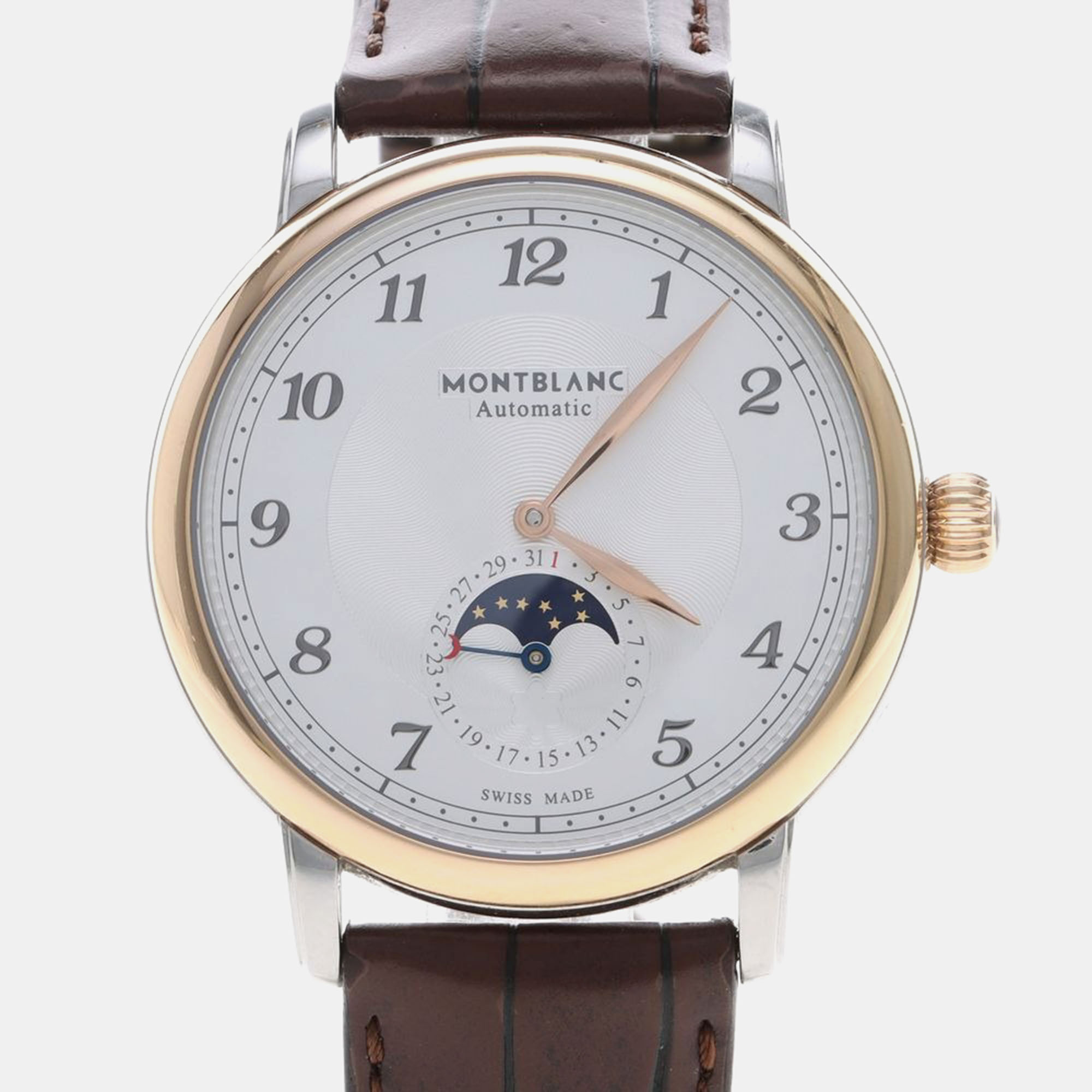 

Montblanc Star Legacy 117580 Automatic Rose Gold Stainless Steel Men's Wristwatch 42 mm, White