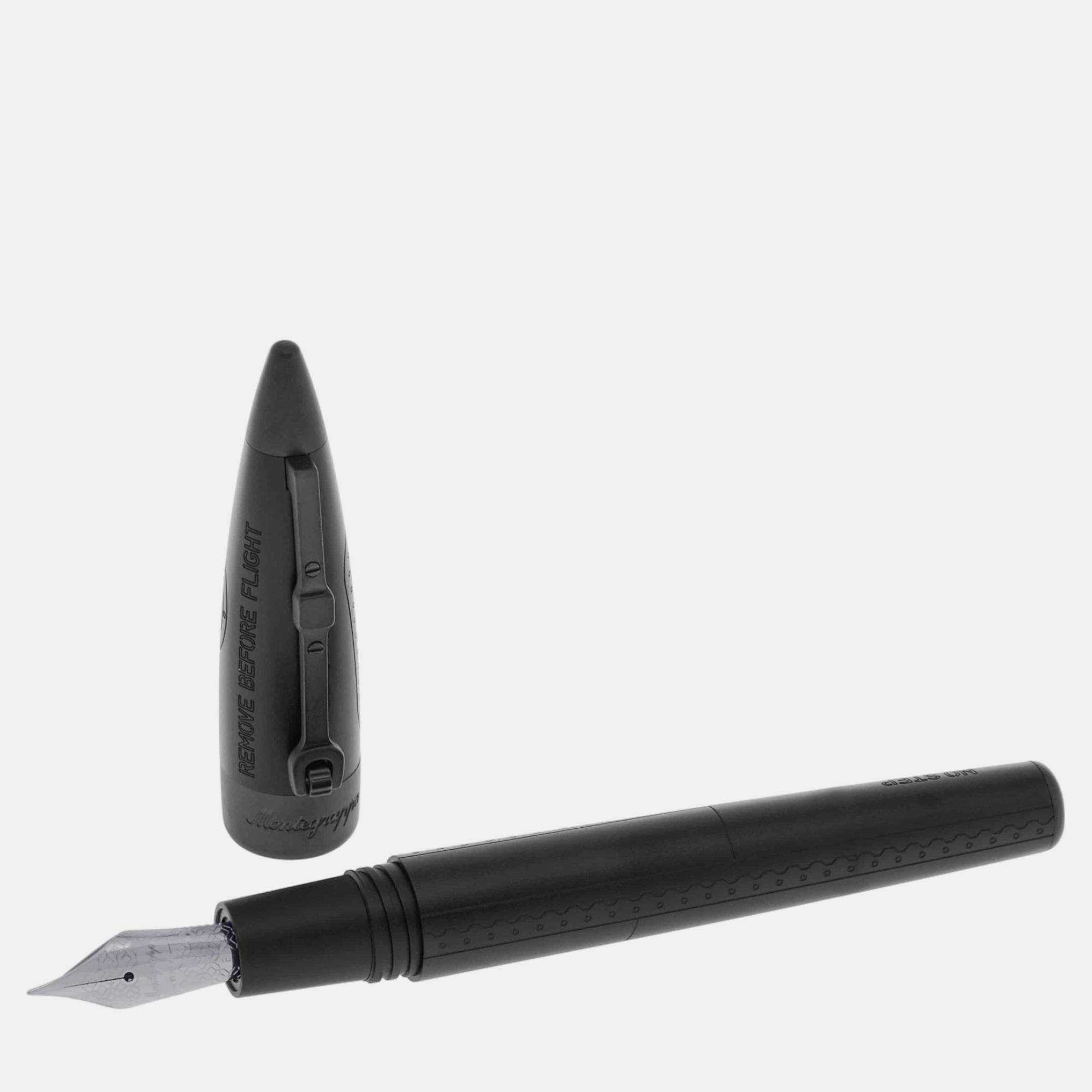 

Montegrappa Aviator Flying Ace Edition Series Fountain Pen (F), Black