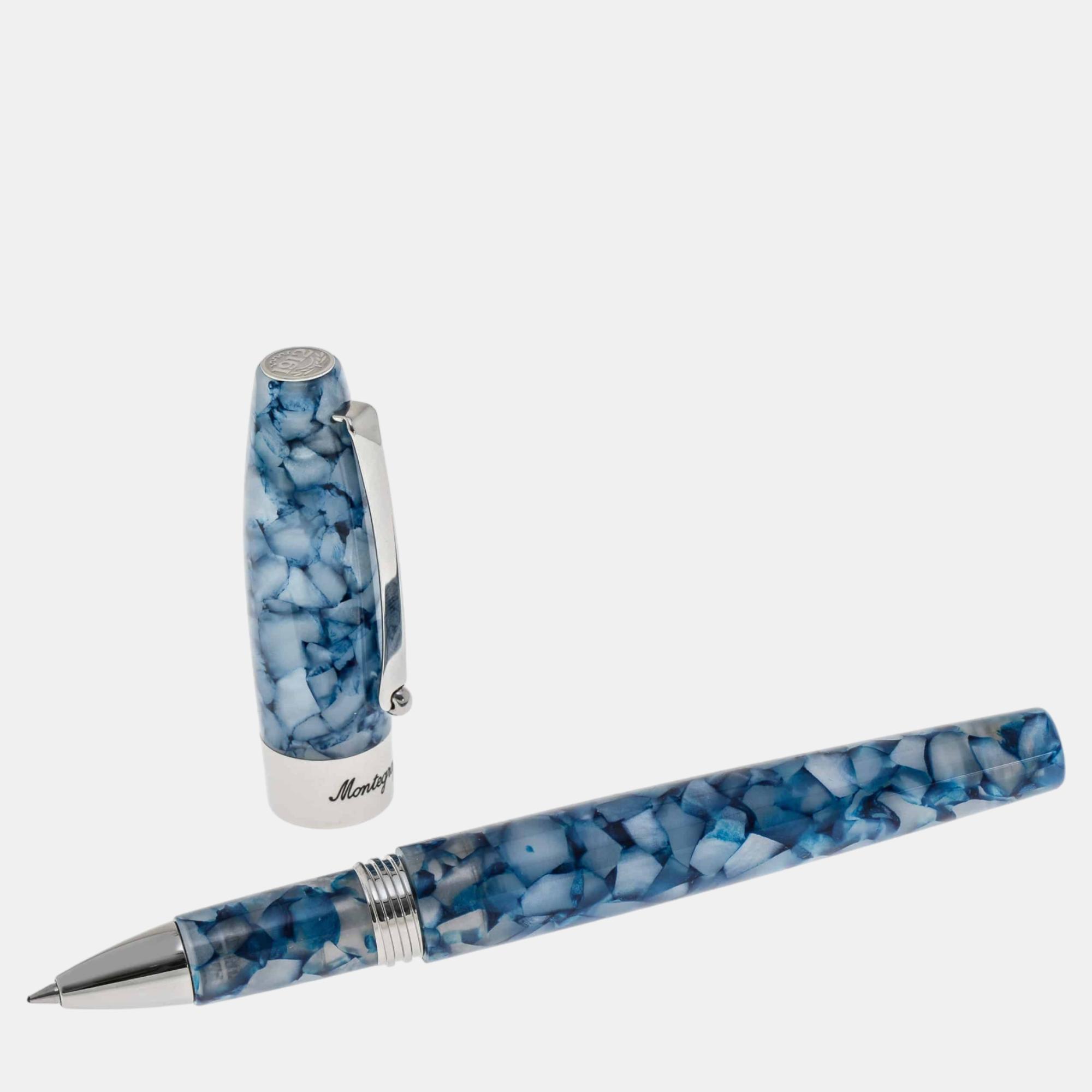 

Montegrappa Fortuna Mosaico Marrakesh Rollerball Pen, Blue