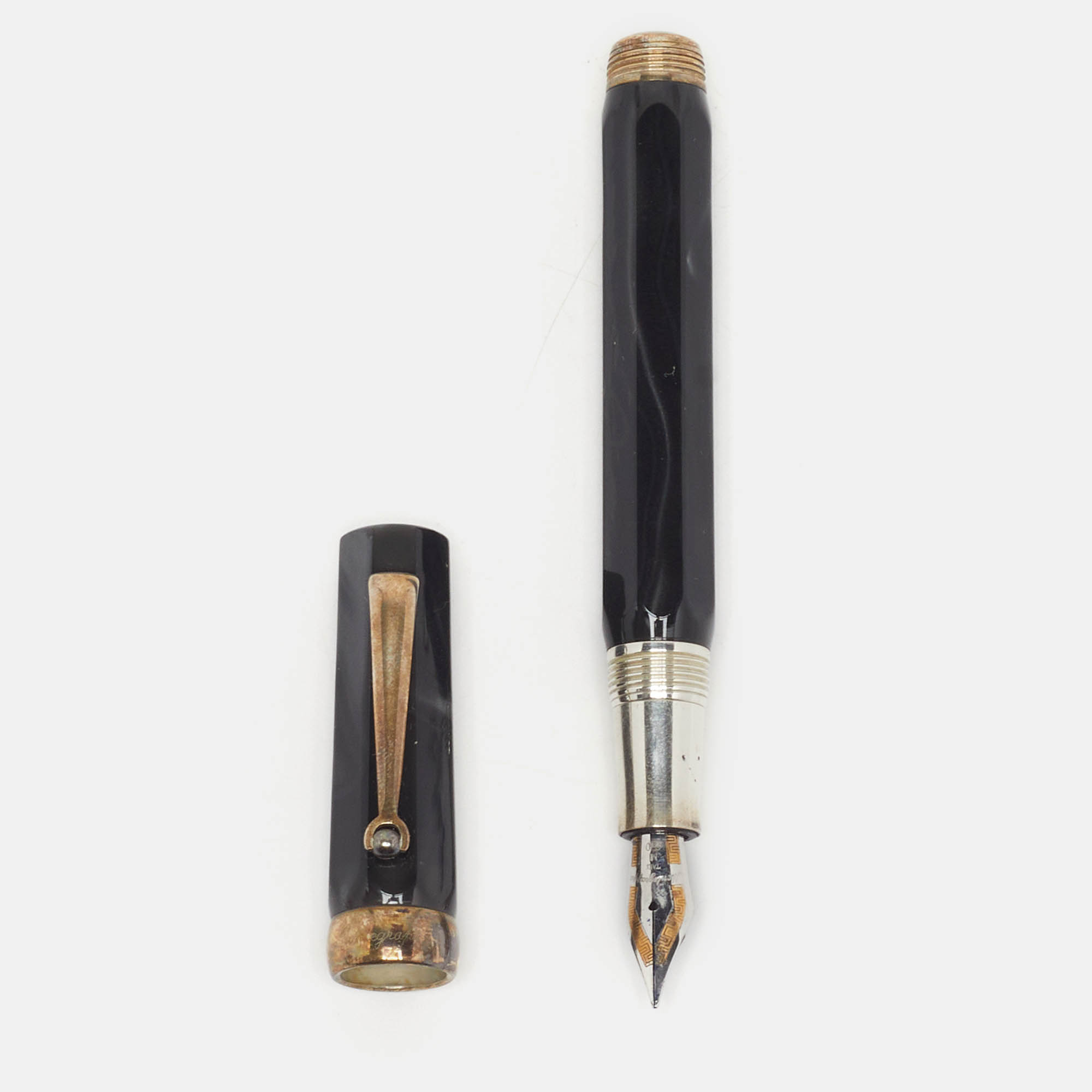 

Montegrappa Micra 1912 Resin Sterling Silver Fountain Pen