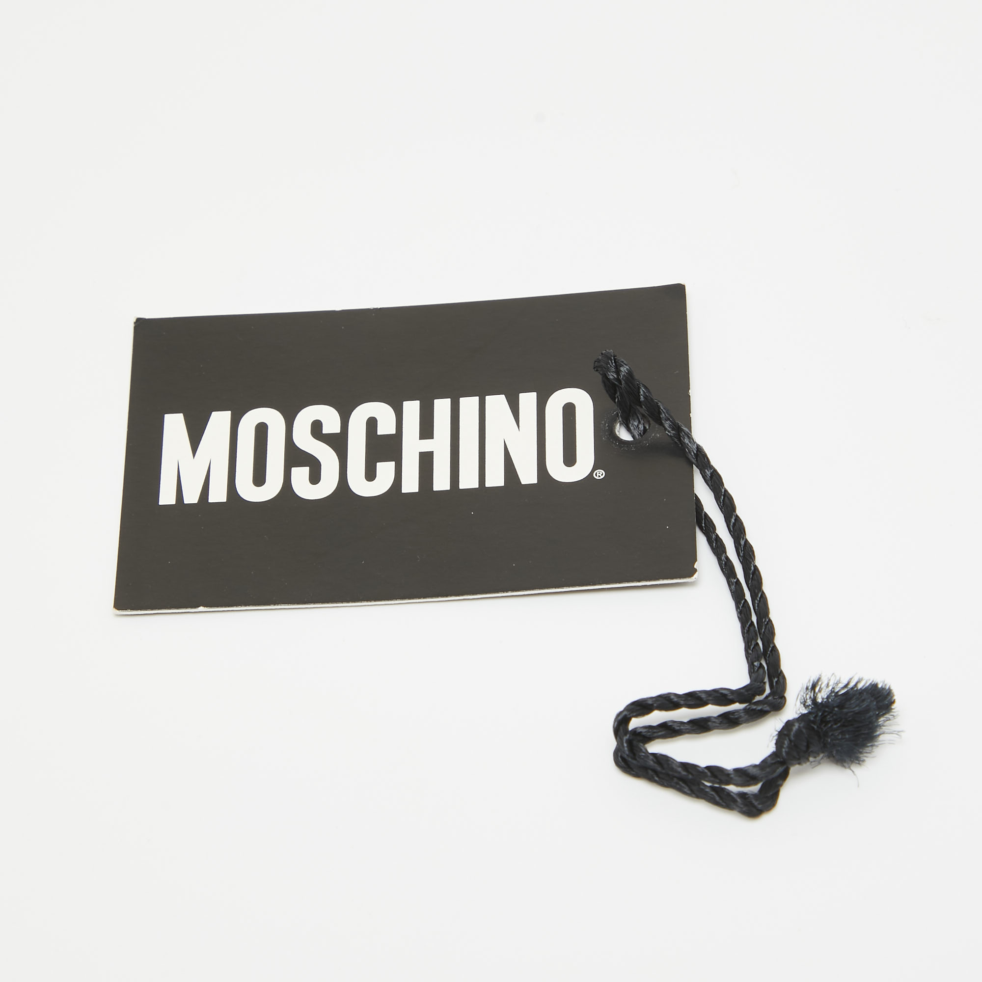 Moschino Orange/Pink Diagonal Striped Silk Tie 