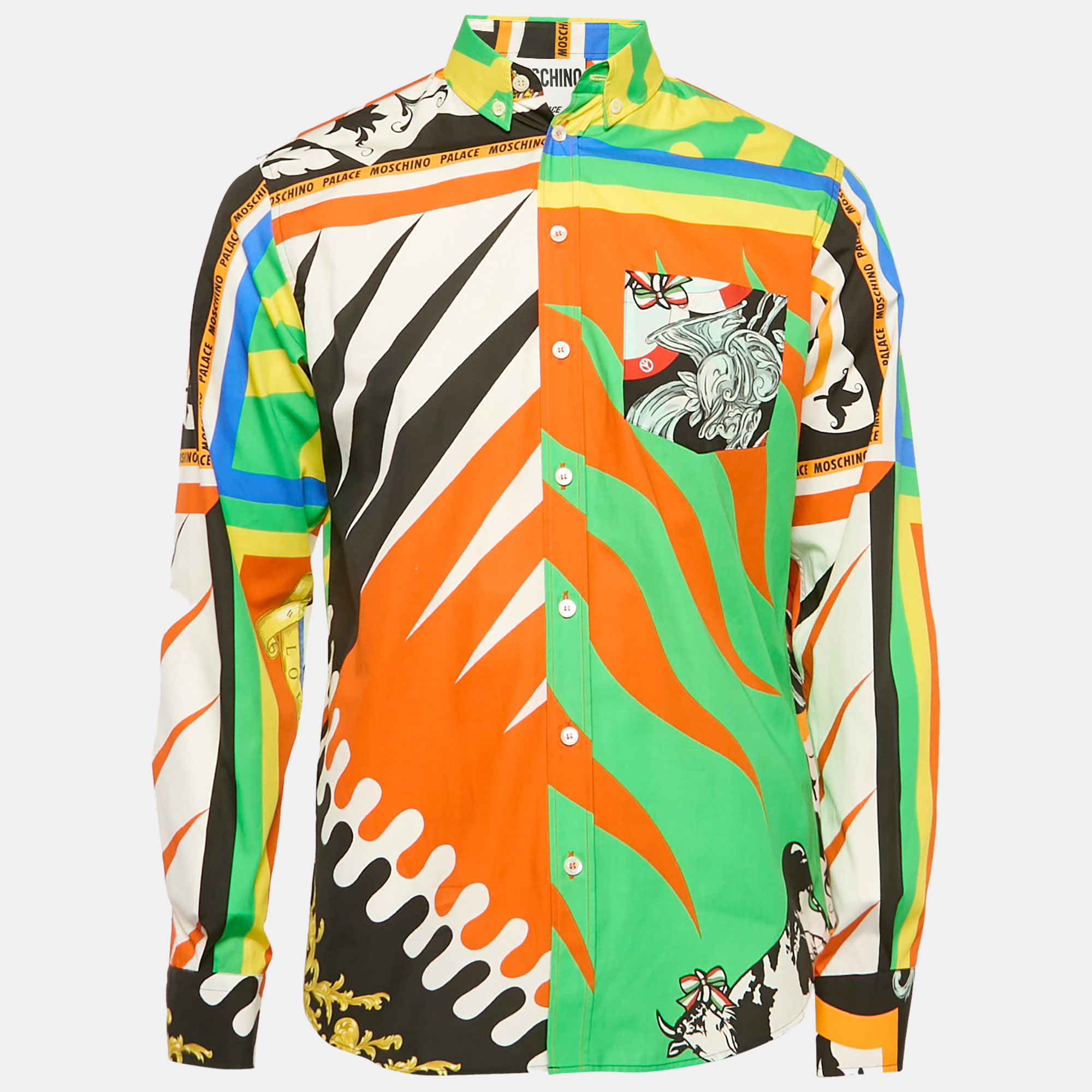 

Moschino X Place Multicolor Printed Cotton Shirt M