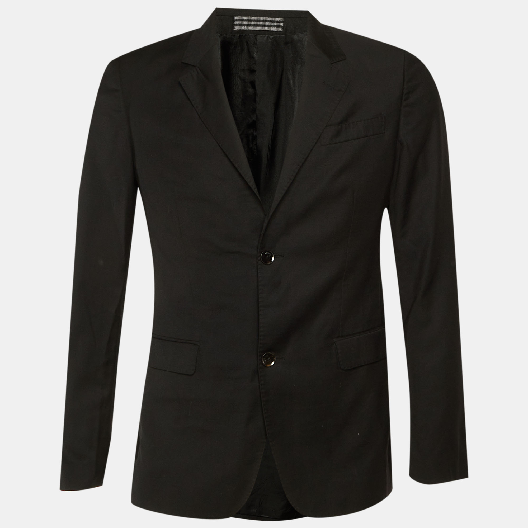 

Moschino Black Wool Blend Single Breasted Blazer S