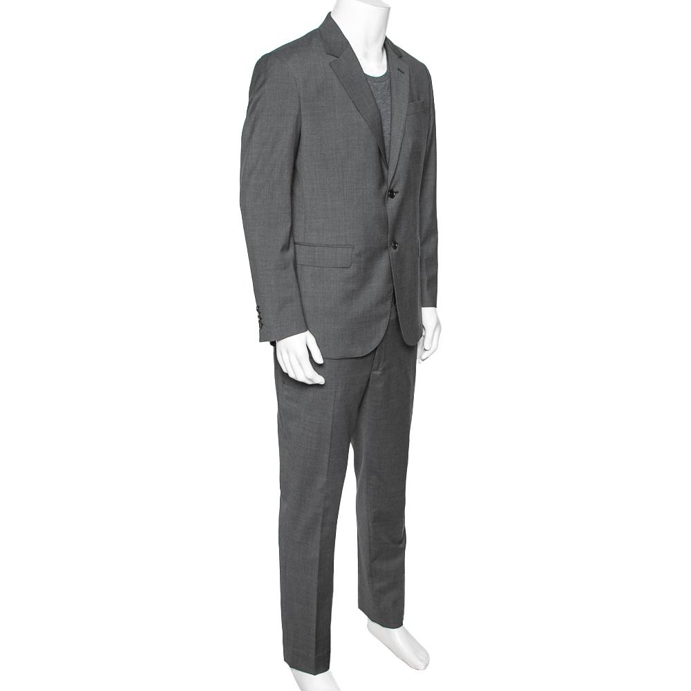 

Moschino Grey Wool Pant Suit