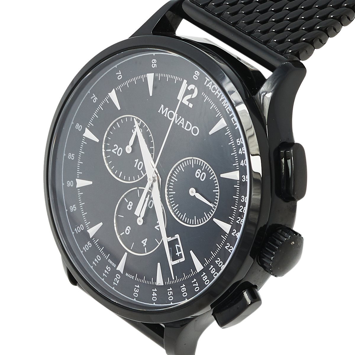 

Movado Black PVD Stainless Steel Circa MO.35.1.36.1241 Men's Wristwatch