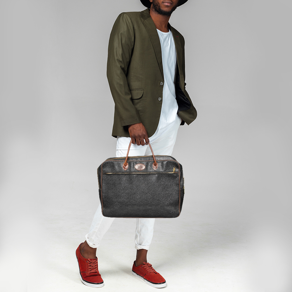 

Mulberry Black Leather Laptop Bag