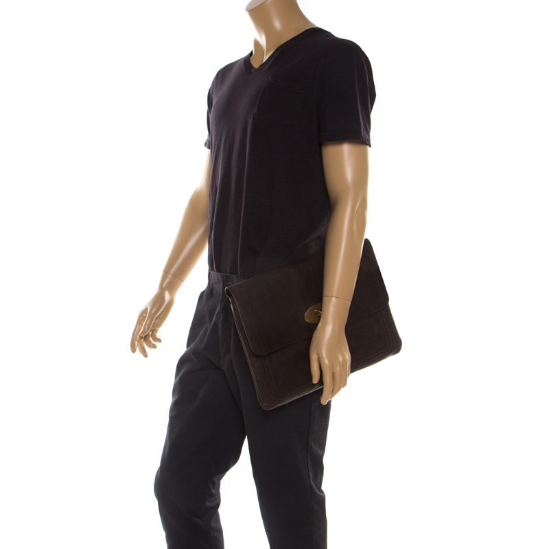 

Mulberry Brown Leather Laptop Case