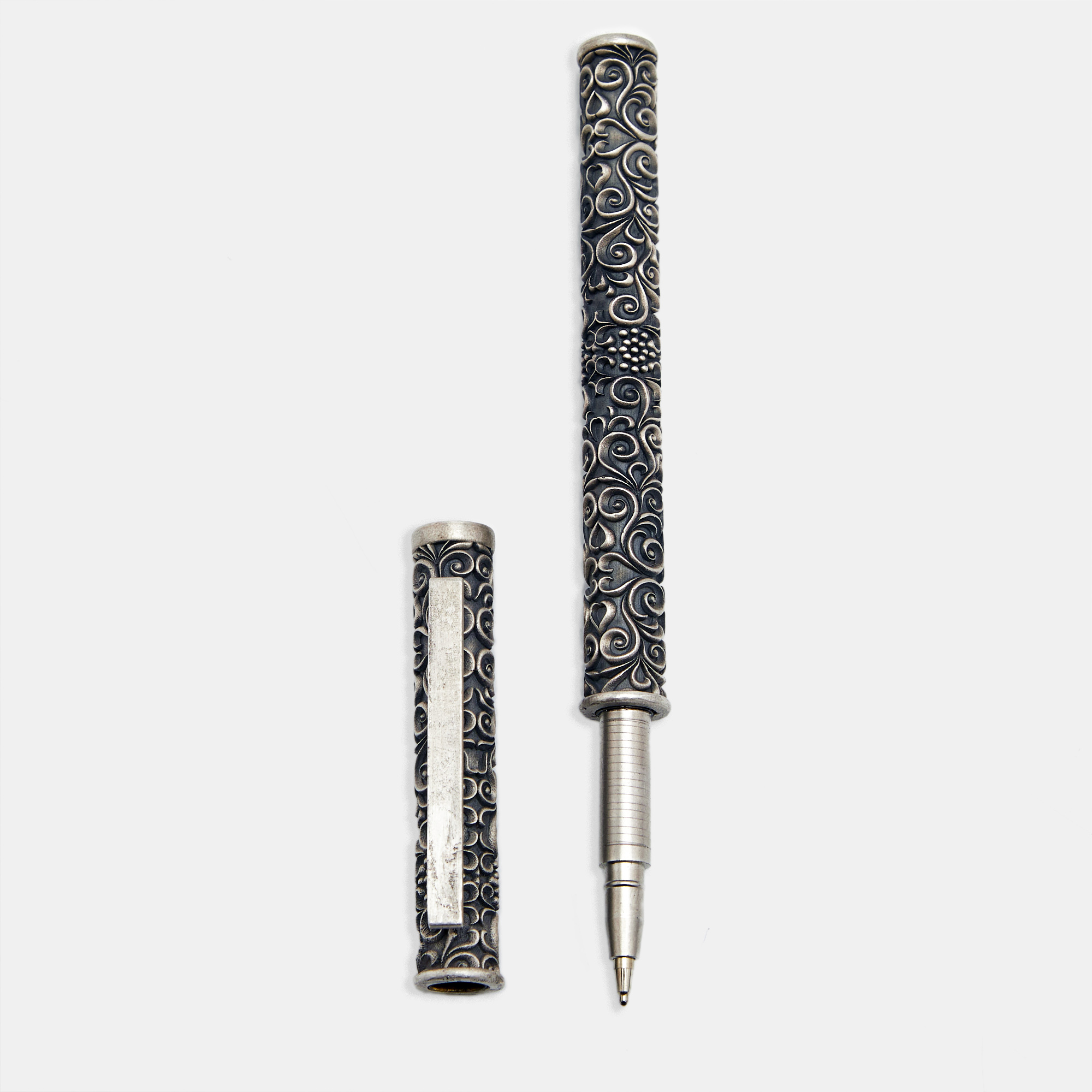 

Silver 925 Blue Ballpoint Pen