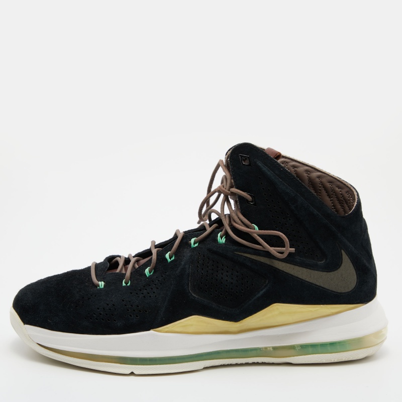 

Nike Lebron Black Suede 10 EXT QS Sneakers Size